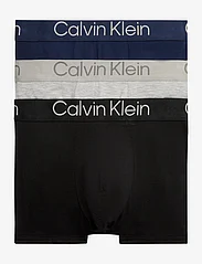 Calvin Klein - TRUNK 3PK - bokserid - black, blue shadow, grey heather - 0