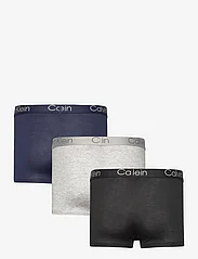 Calvin Klein - TRUNK 3PK - bokserid - black, blue shadow, grey heather - 4