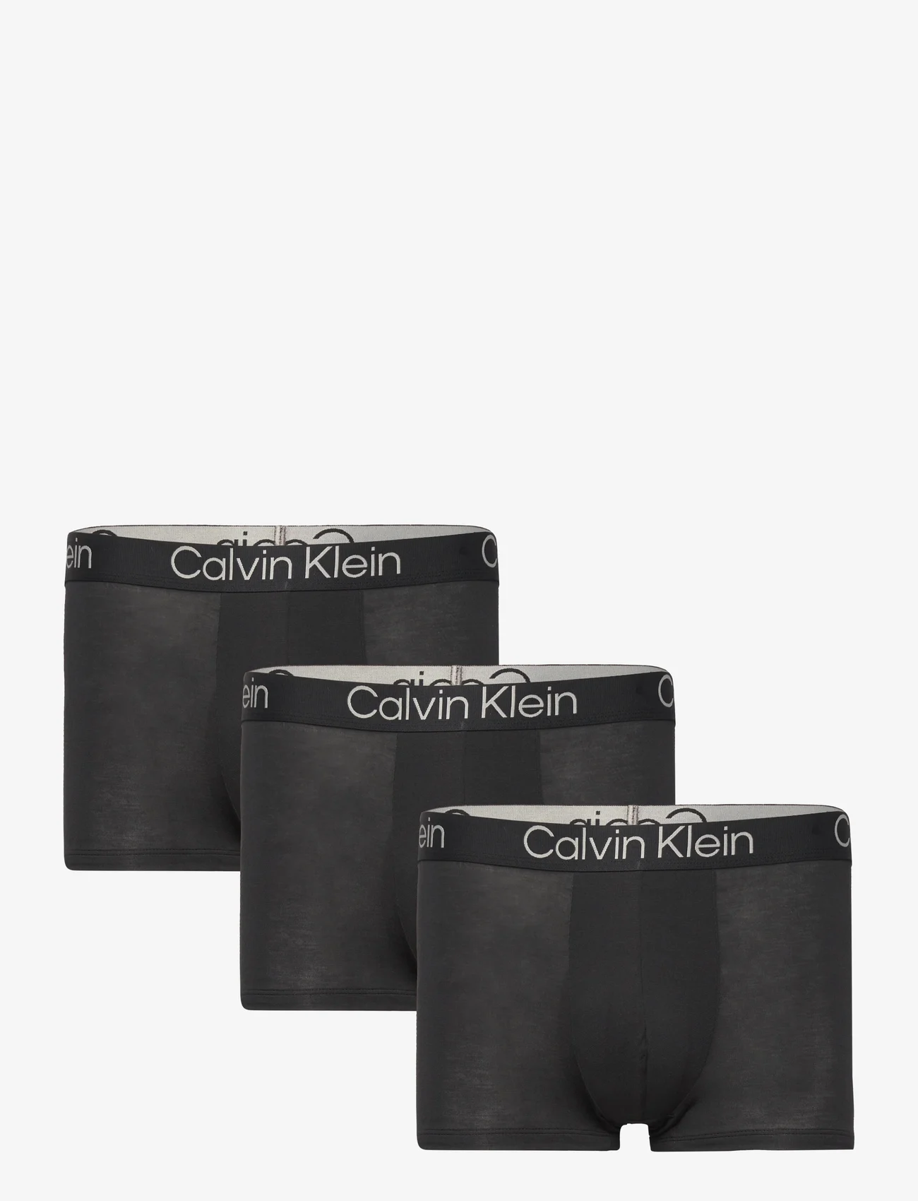 Calvin Klein - TRUNK 3PK - bokseršorti - black, black, black - 0
