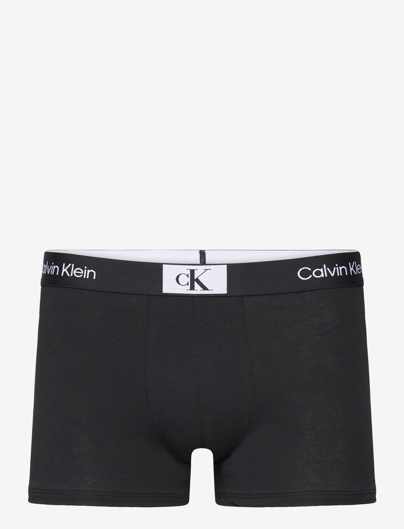 Calvin Klein - TRUNK 3PK - blk/grey hthr/warped logo prt_blk - 4