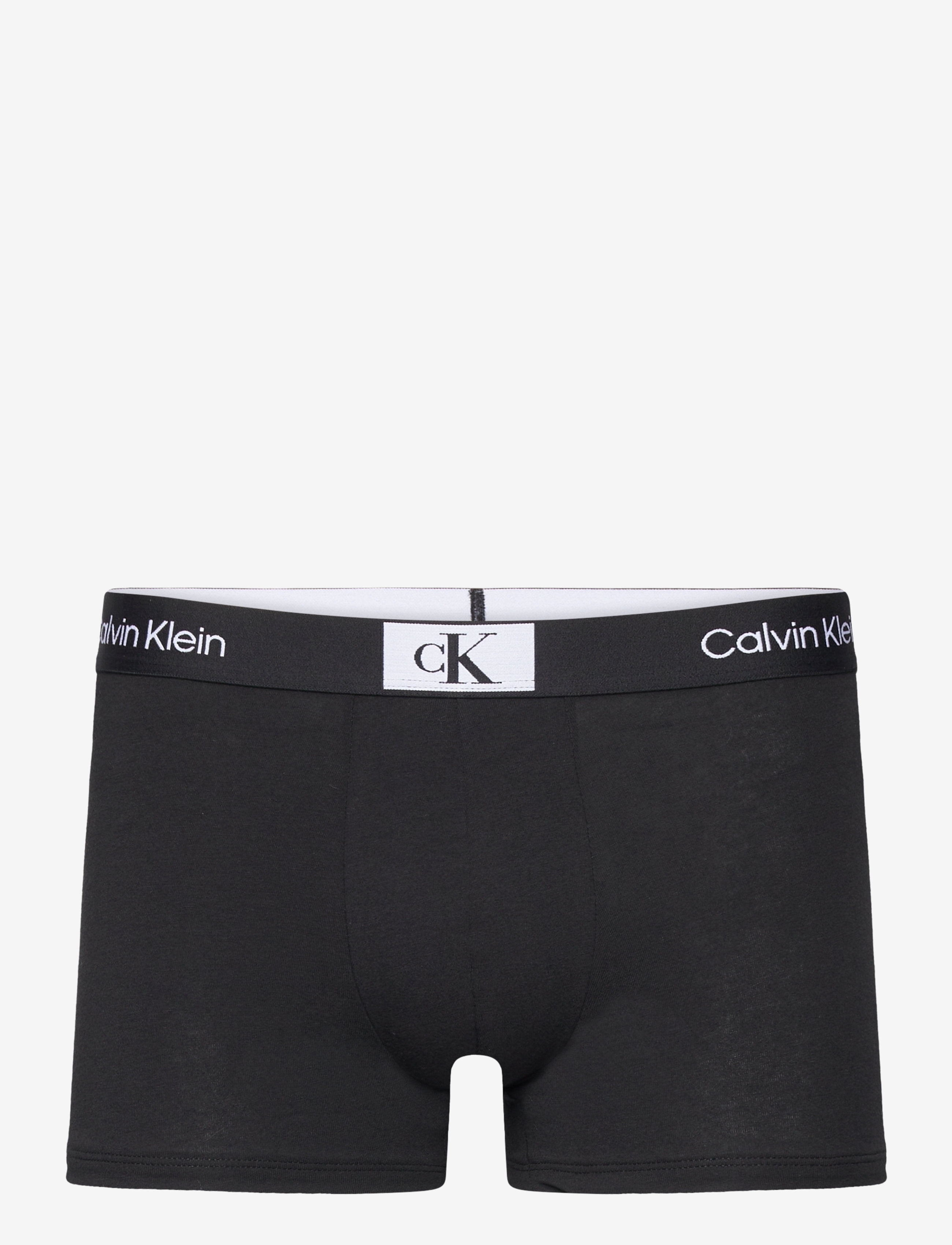 Calvin Klein - TRUNK 3PK - blk/grey hthr/warped logo prt_blk - 4