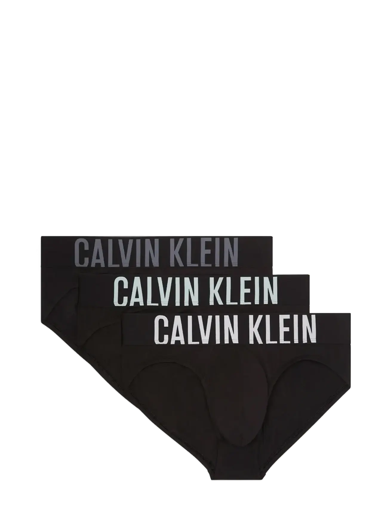 Calvin Klein HIP BRIEF 3PK - Herren slips - BLACK BODIES W  WHITE AERIAL TURBUL / black