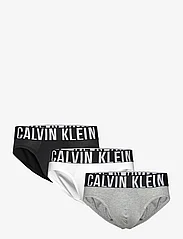 Calvin Klein - HIP BRIEF 3PK - apakšbikses - black, grey heather, white - 0