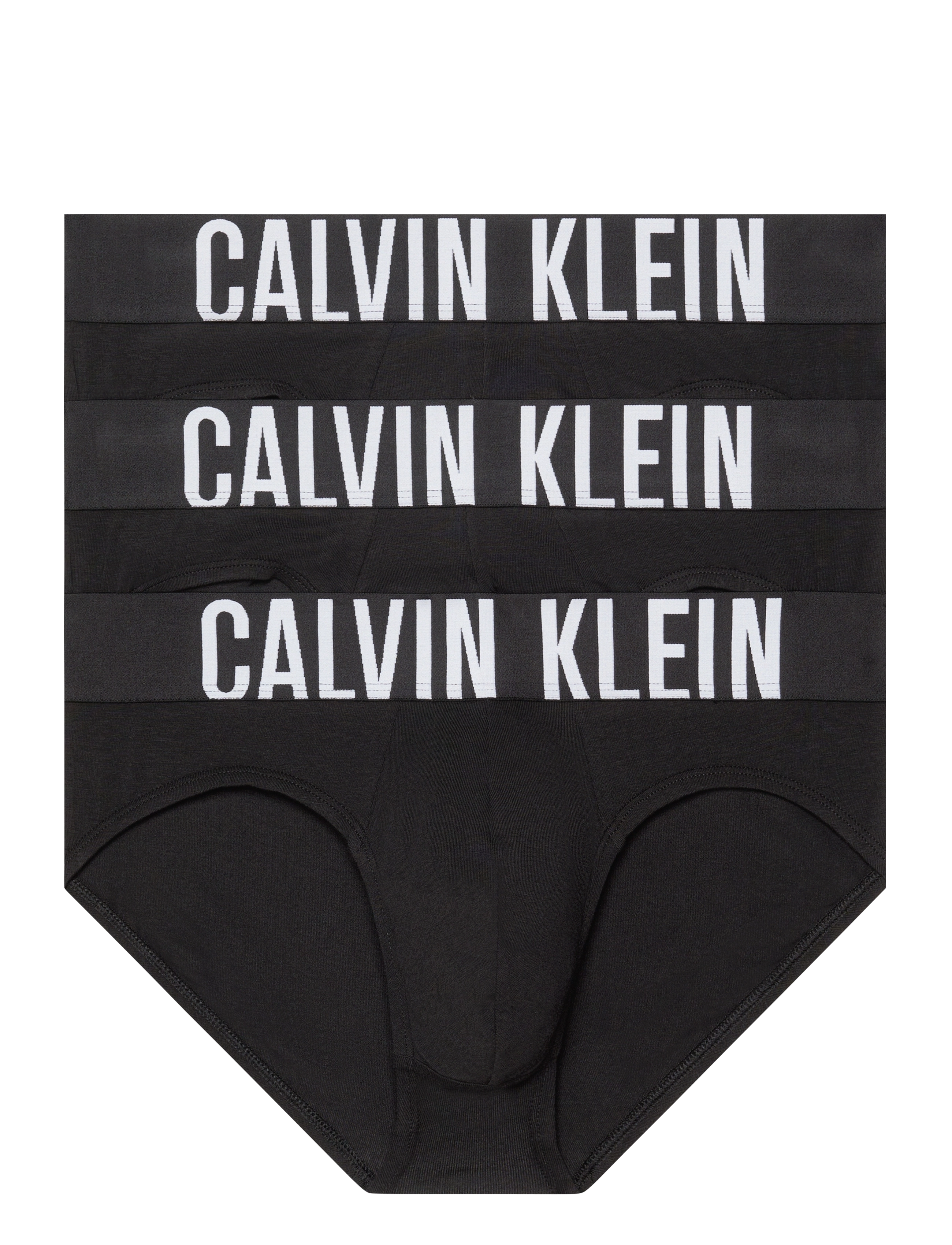CALVIN KLEIN Hip Brief 3Pk Schwarz - M - Herren