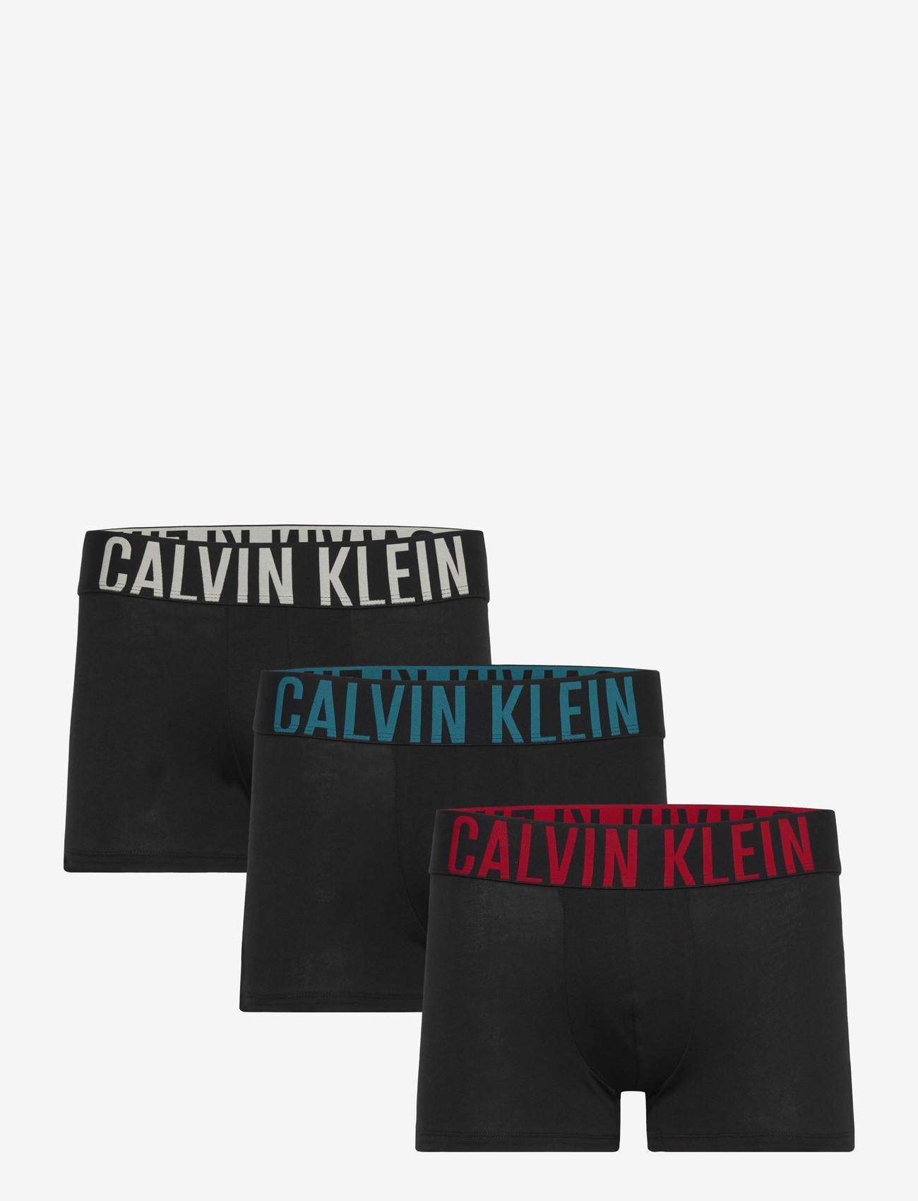 Calvin Klein - TRUNK 3PK - multipack kalsonger - black w  oatmeal logo  black w  age - 0