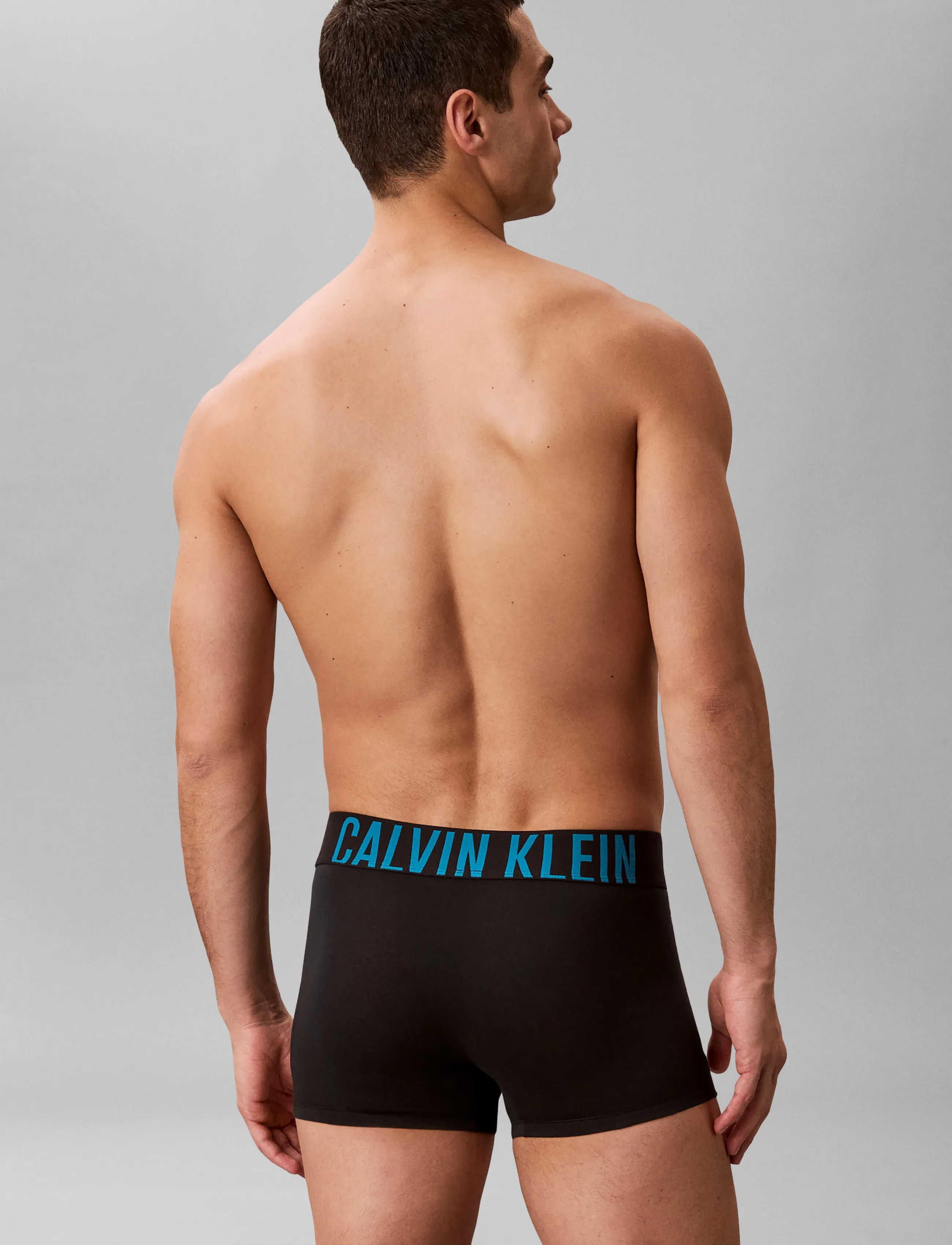 Calvin Klein - TRUNK 3PK - multipack kalsonger - black w  oatmeal logo  black w  age - 2