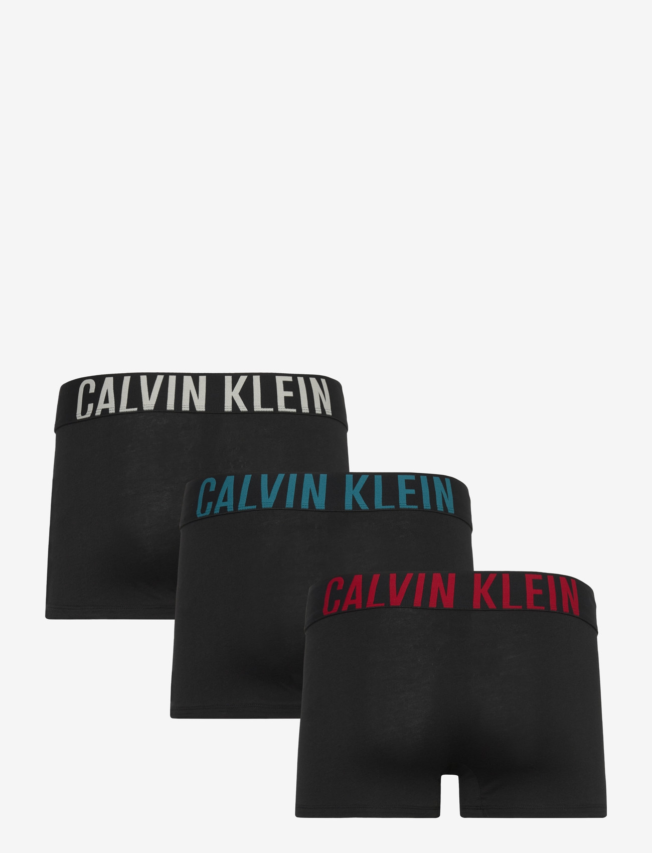Calvin Klein - TRUNK 3PK - multipack kalsonger - black w  oatmeal logo  black w  age - 1