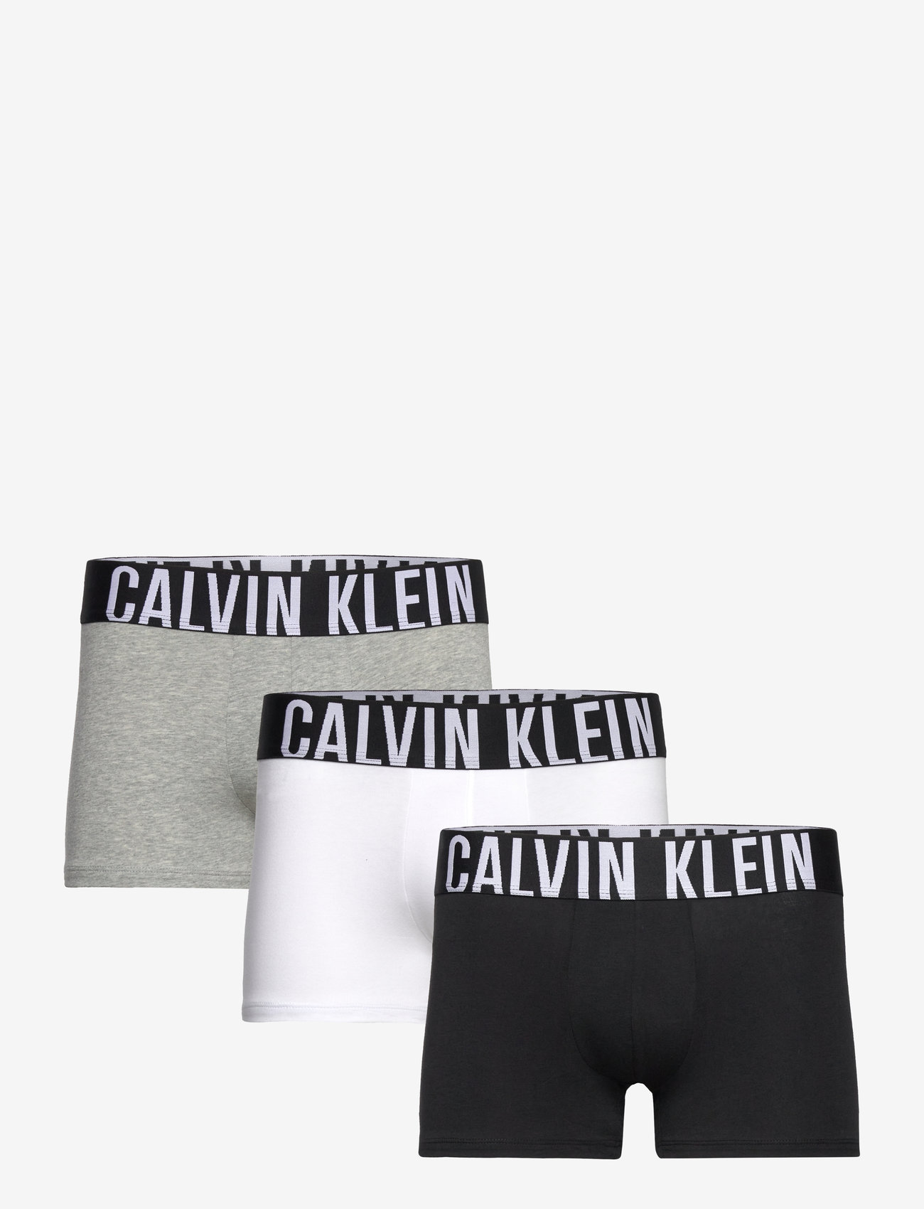 Calvin Klein - TRUNK 3PK - multipack underbukser - black/grey heather/white - 0