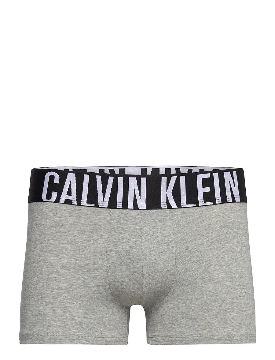 Calvin Klein - TRUNK 3PK - unterhosen im multipack - black grey heather white - 4