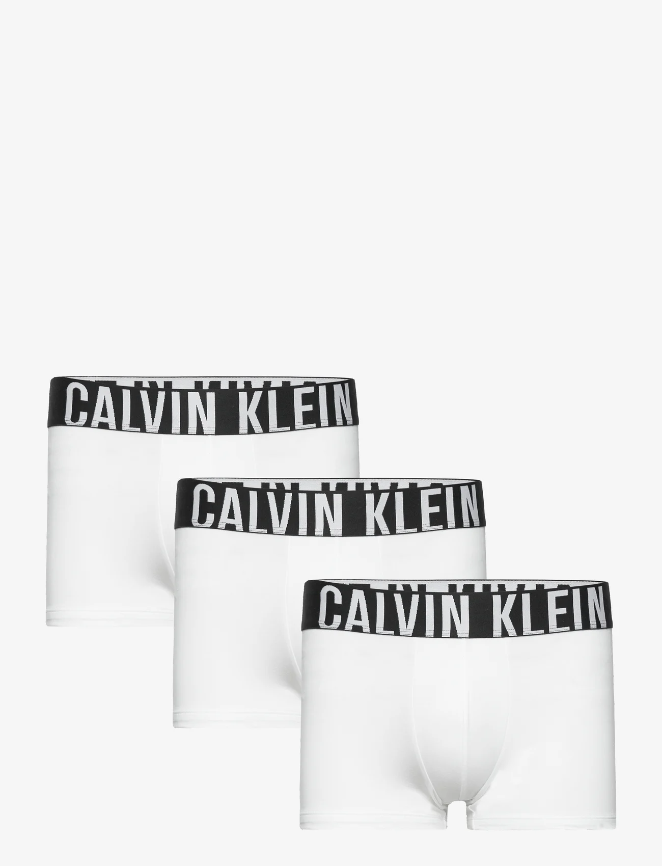 Calvin Klein - TRUNK 3PK - kelnaitės - white/white/white - 0