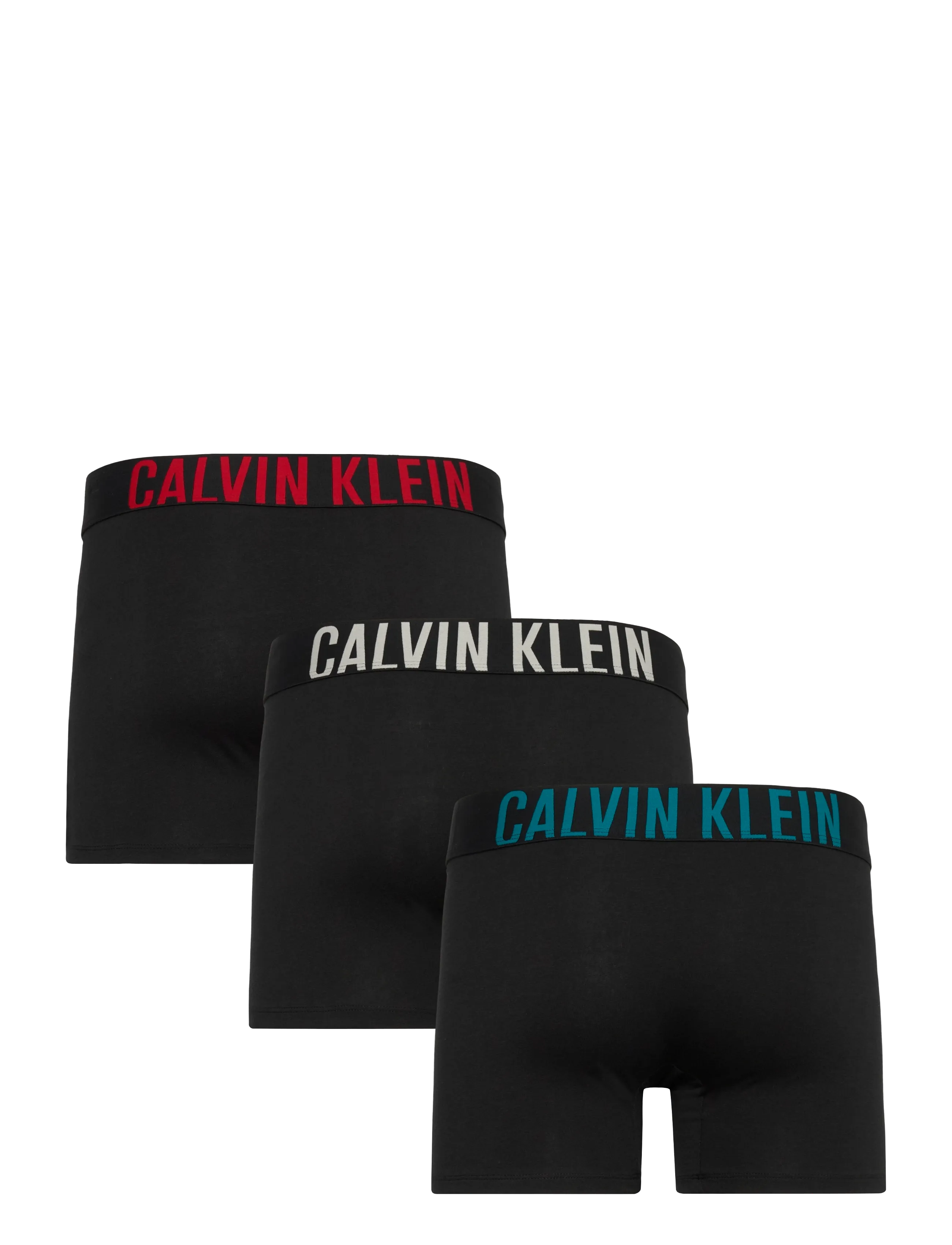Calvin Klein - BOXER BRIEF 3PK - boxerkalsonger - black w  oatmeal logo  black w  age - 1