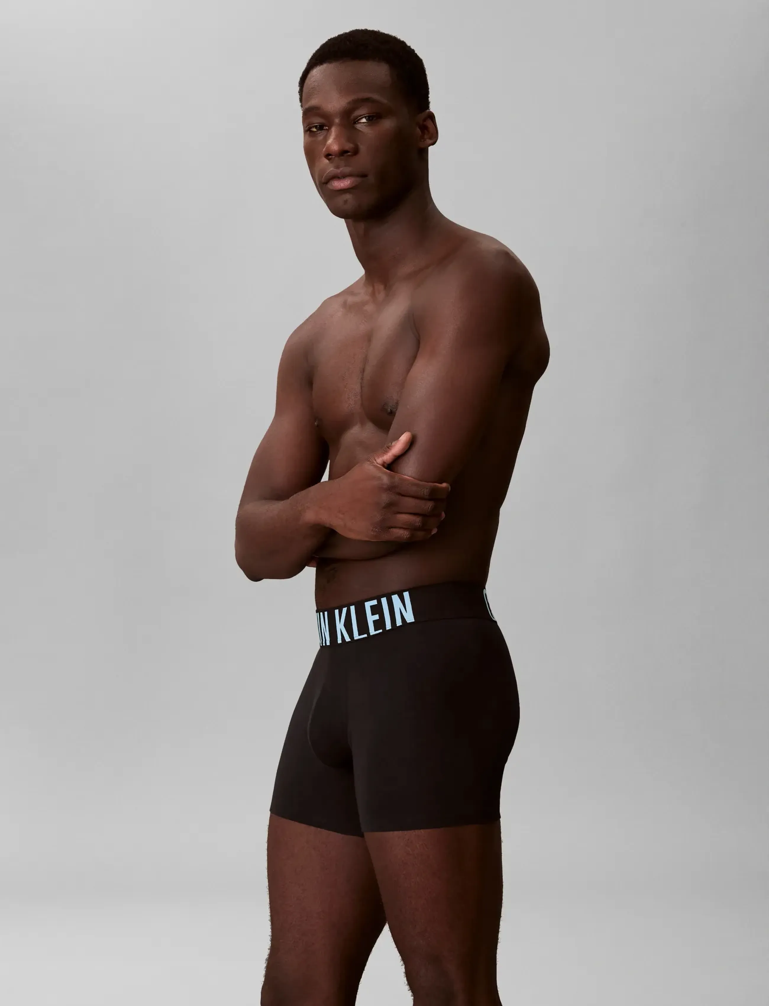 Calvin Klein - BOXER BRIEF 3PK - multipack underpants - black w  harbor mist logo  black w - 4