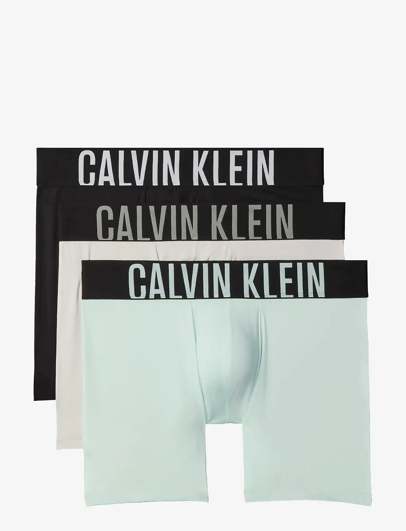 Calvin Klein - BOXER BRIEF 3PK - multipack underbukser - black glacier mist moon mist - 1