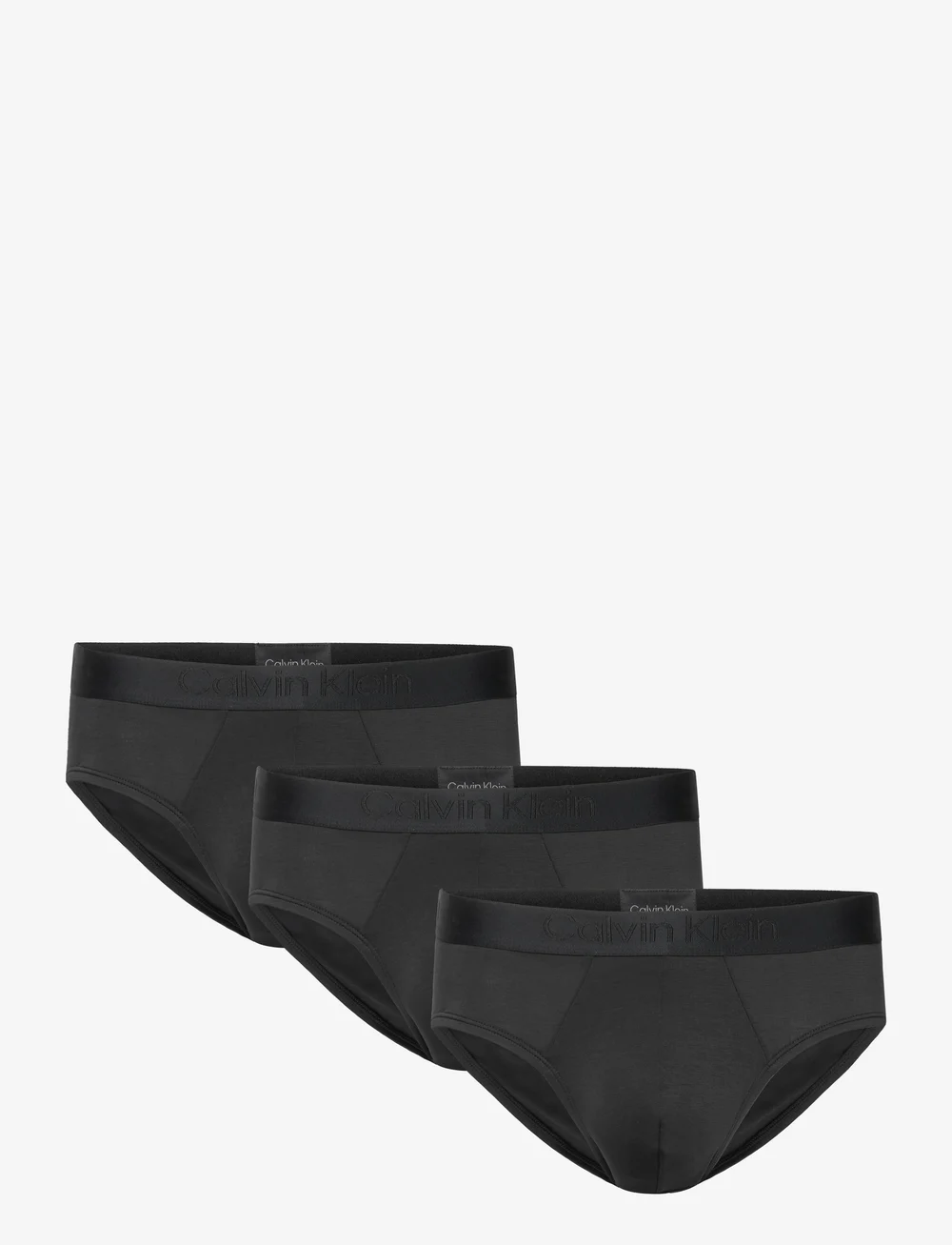 Calvin Klein - HIP BRIEF 3PK - unterhosen im multipack - black, black, black - 0