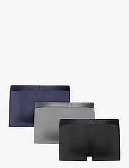 Calvin Klein - LOW RISE TRUNK 3PK - bokseršorti - black, blue shadow, grey sky - 1