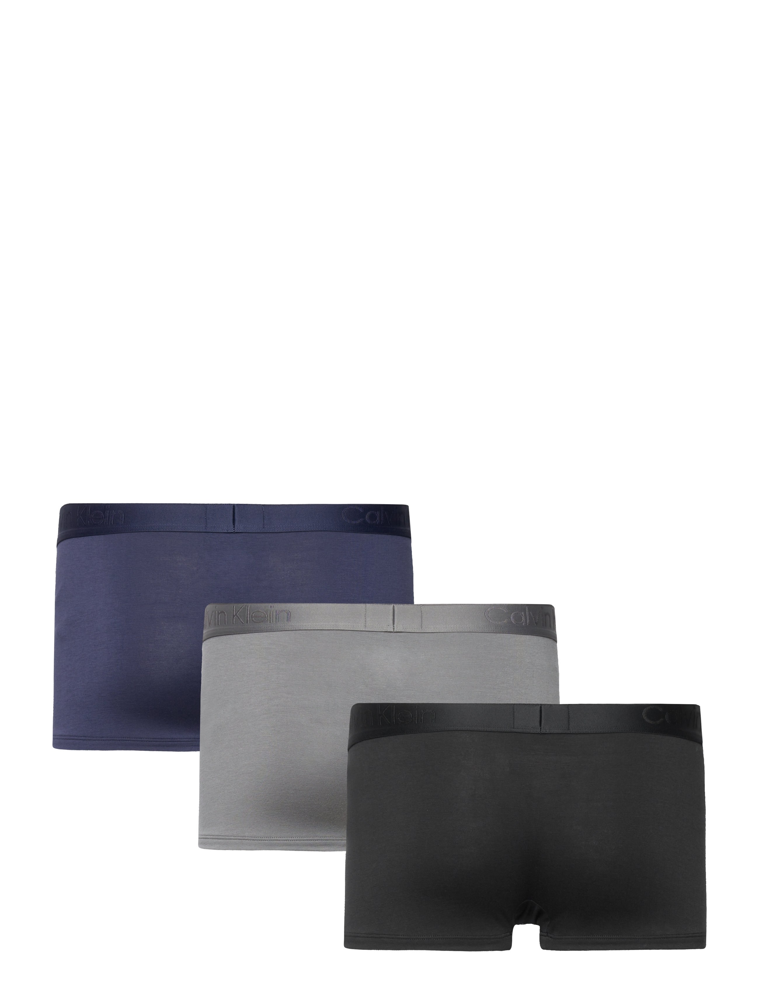 Calvin Klein - LOW RISE TRUNK 3PK - boxers - black, blue shadow, grey sky - 4