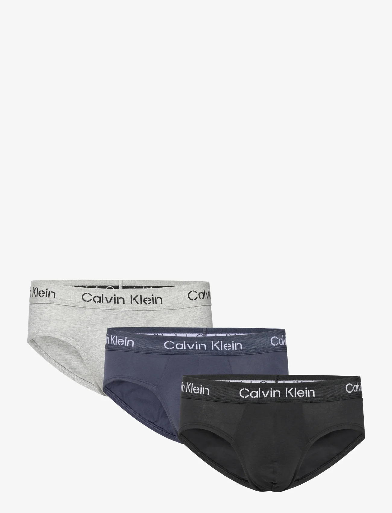 Calvin Klein - HIP BRIEF 3PK - herren slips - black, speakeasy, grey heather - 0