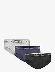 Calvin Klein - HIP BRIEF 3PK - mažiausios kainos - black, speakeasy, grey heather - 0