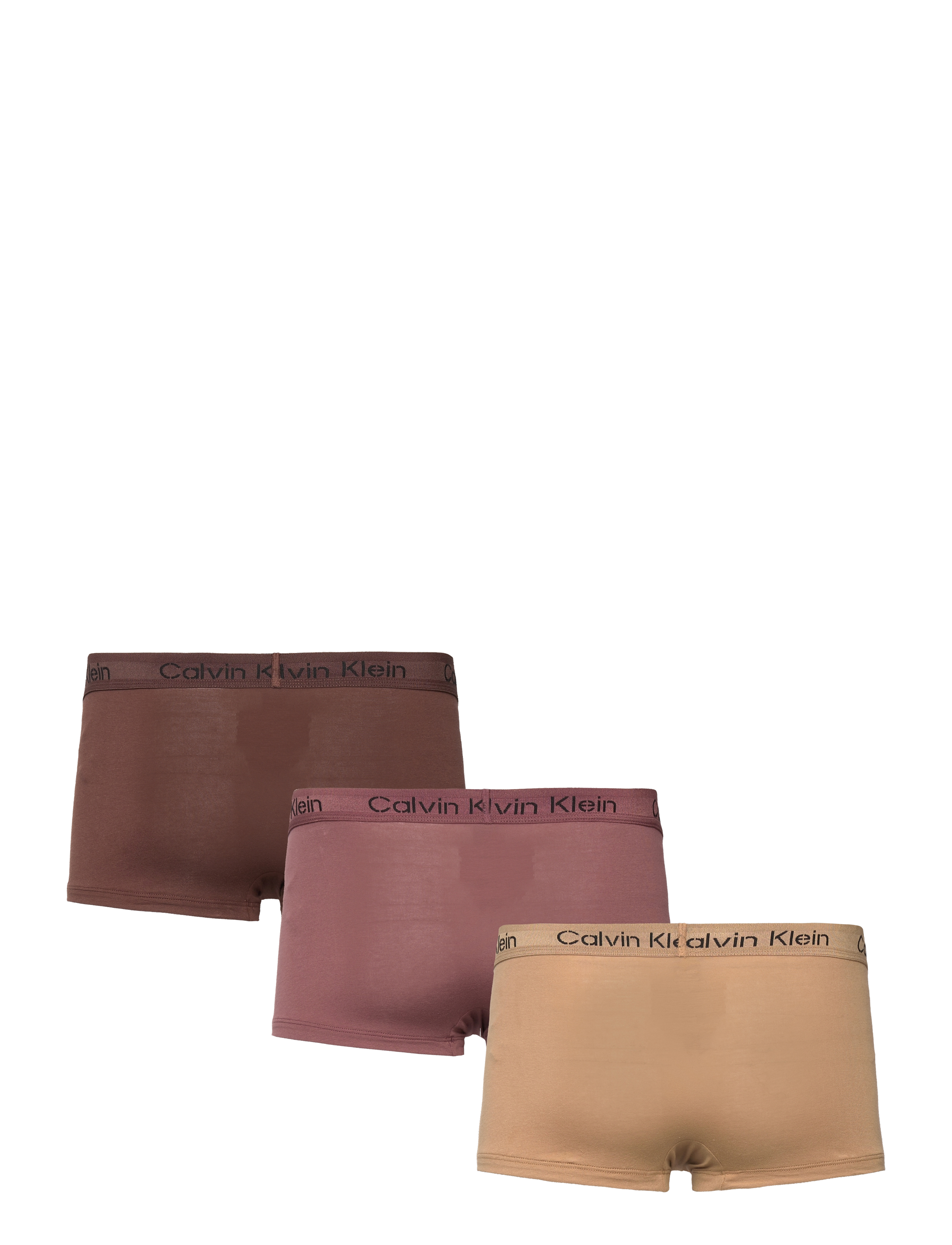 Calvin Klein - LOW RISE TRUNK 3PK - marron, tigers eye, umber - 1