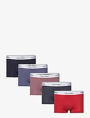 Calvin Klein - TRUNK 5PK - trunks - bl ind, shrl, pom rd, cap rs, spksy - 0