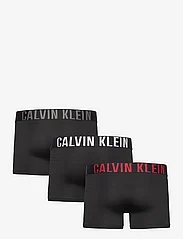 Calvin Klein - TRUNK 3PK - bokseršorti - b- blk, gry sky, pompeian red lgs - 1