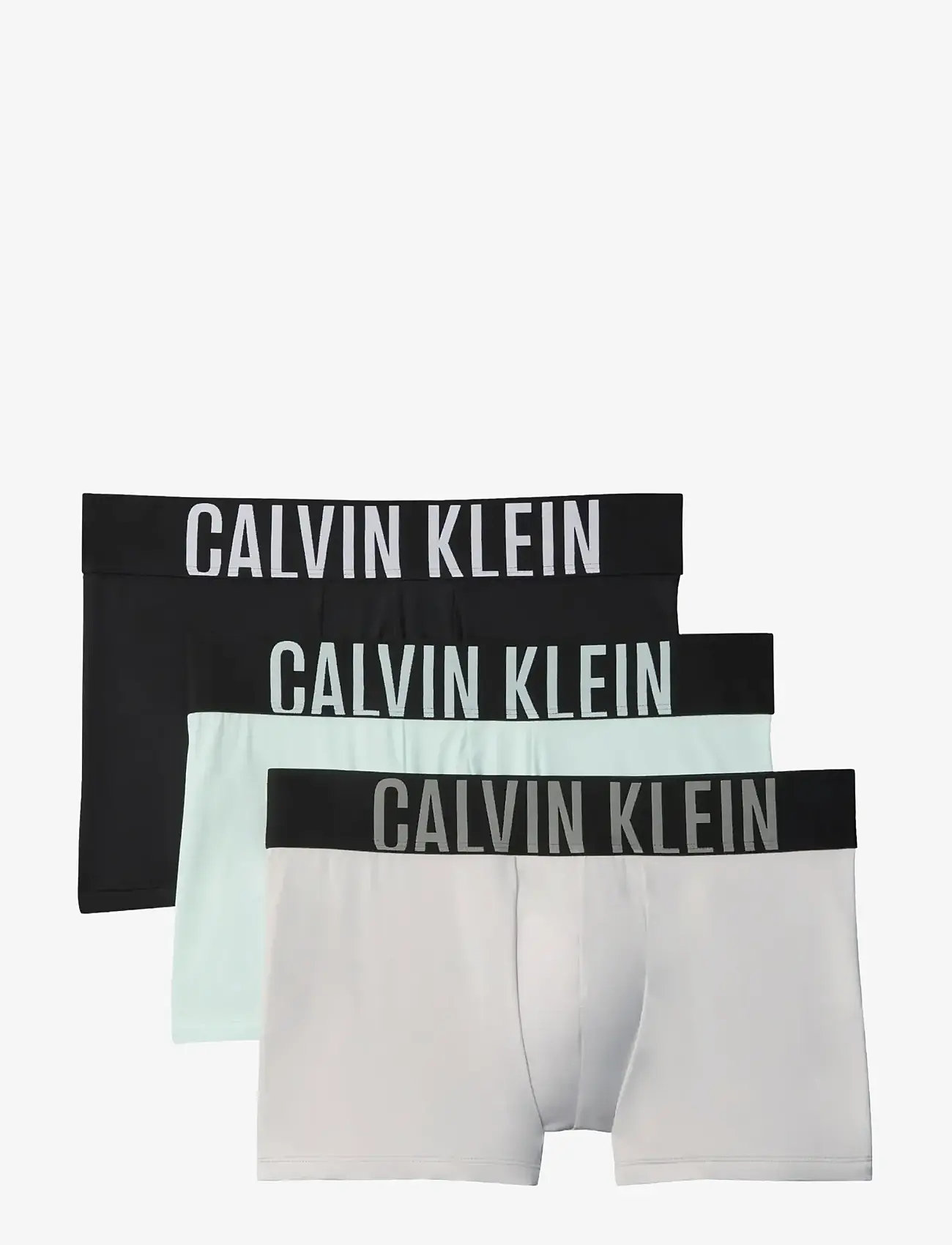 Calvin Klein - TRUNK 3PK - multipack underbukser - black glacier mist moon mist - 1