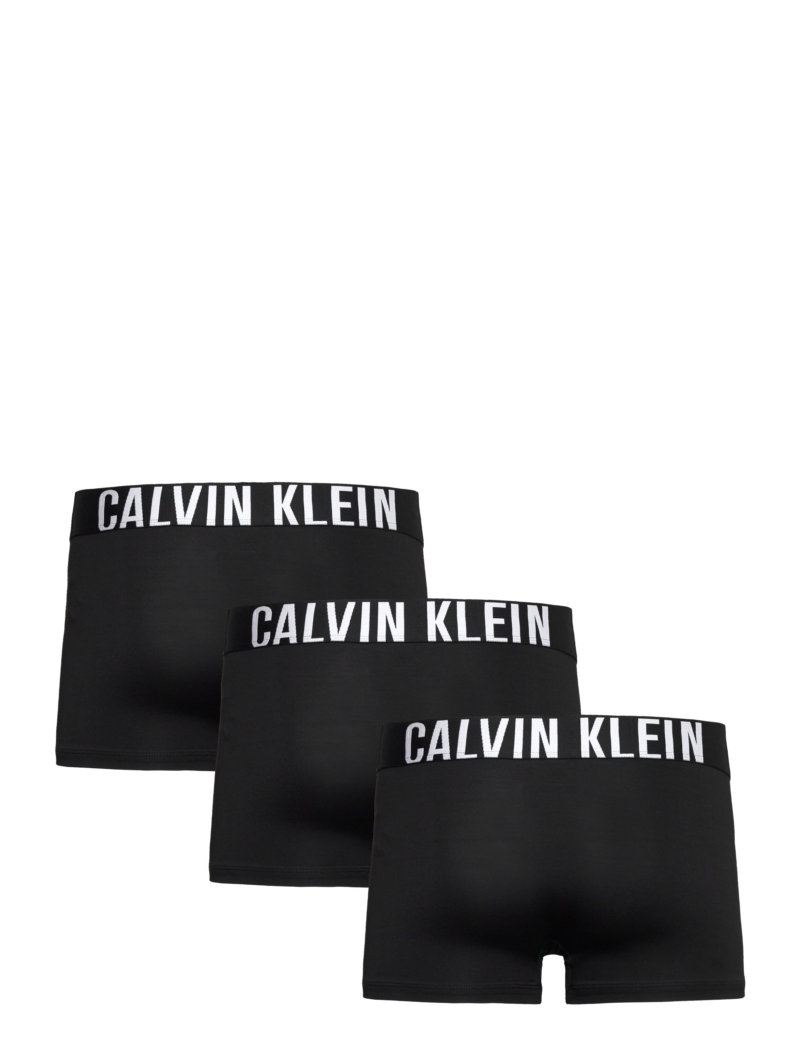 Calvin Klein - TRUNK 3PK - bokserki - black, black, black - 5