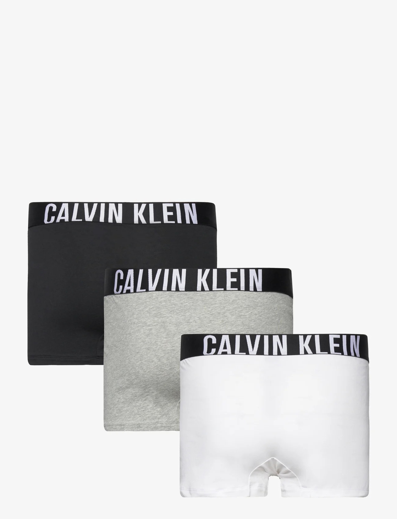 Calvin Klein - TRUNK 3PK - kelnaitės - black, grey heather, white - 1