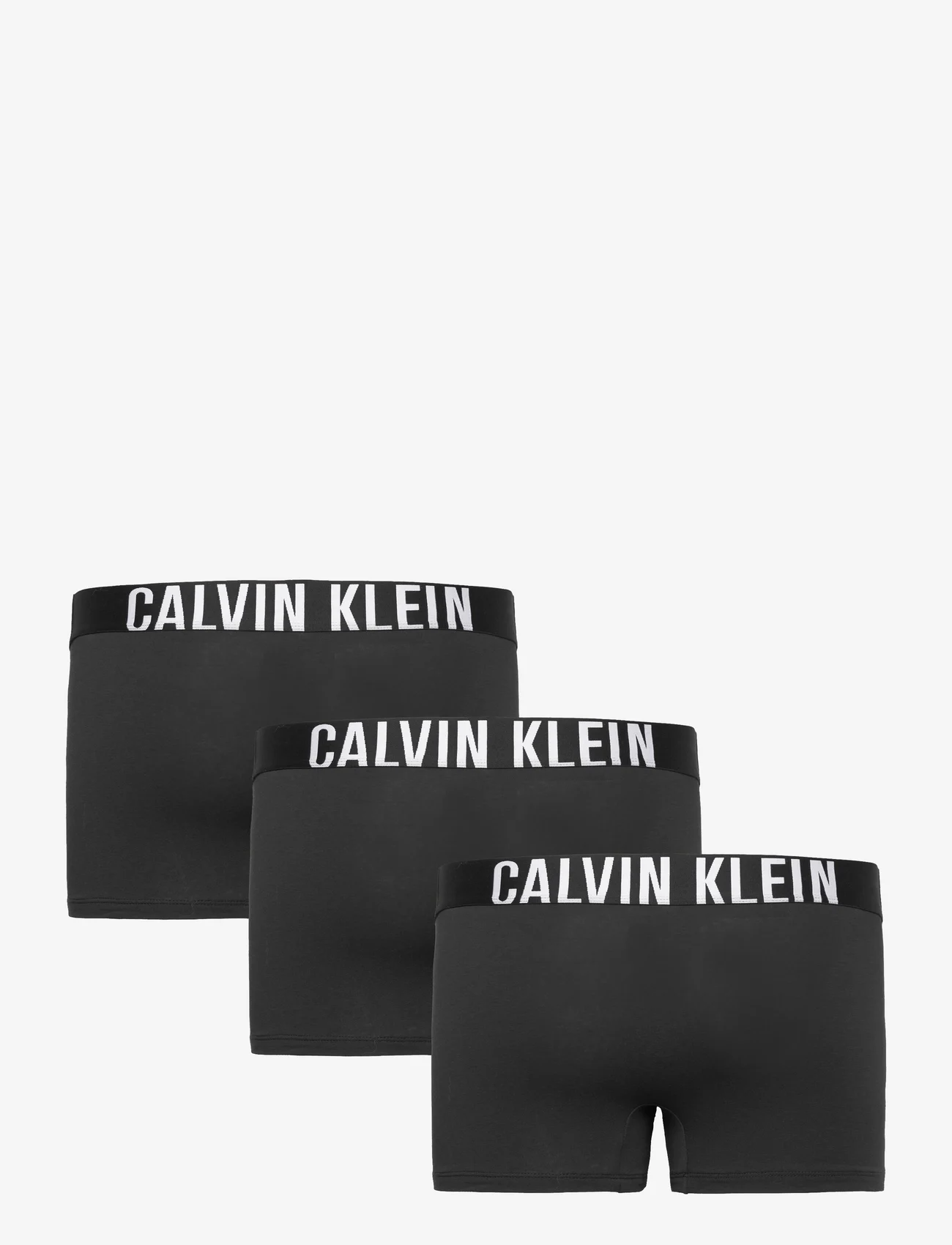 Calvin Klein - TRUNK 3PK - bokseršorti - black, black, black - 1