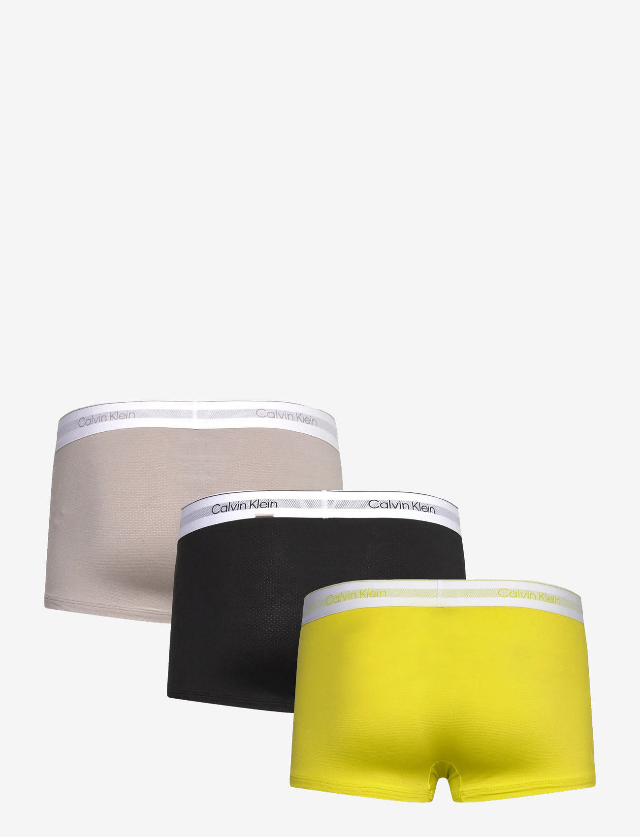 Calvin Klein - LOW RISE TRUNK 3PK - ash, black, kewl lime - 5