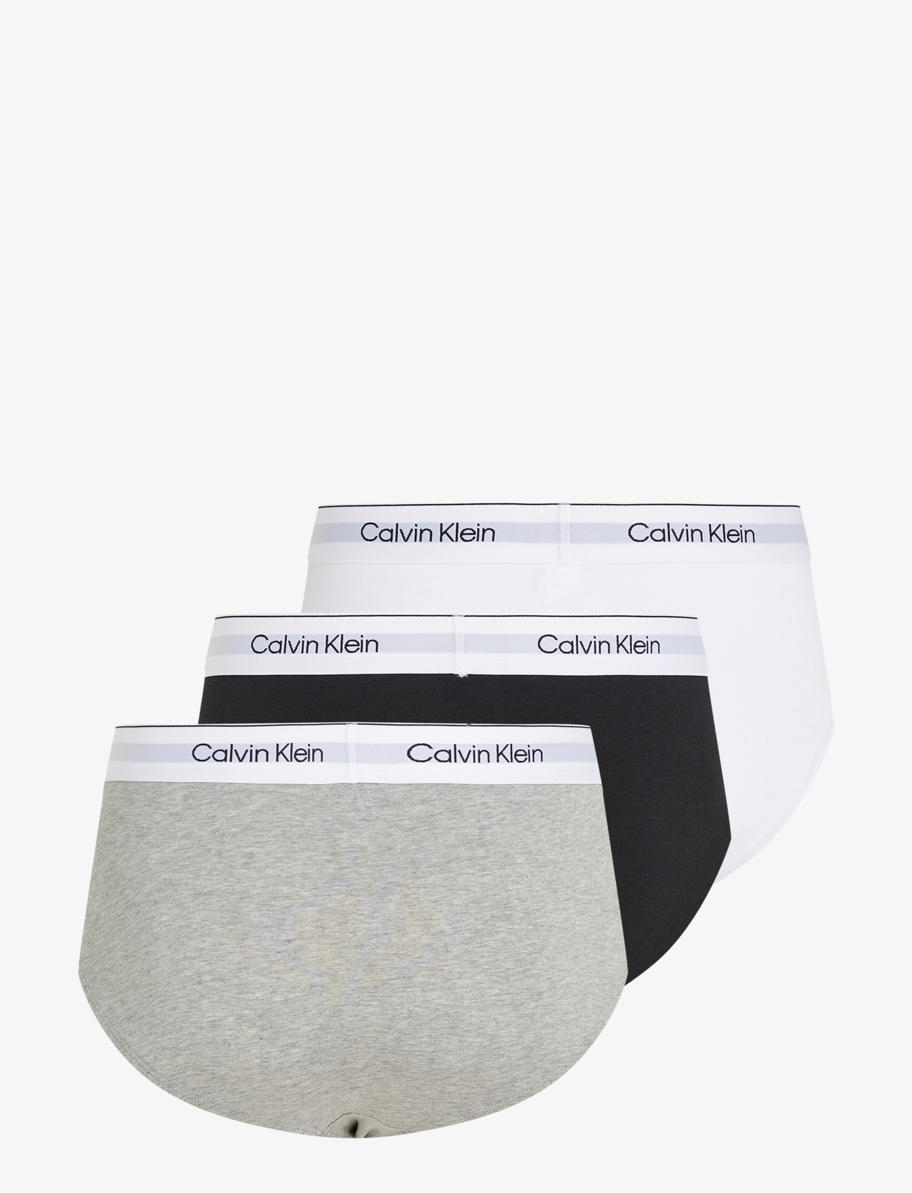 Calvin Klein - HIP BRIEF 3PK - madalaimad hinnad - grey heather, white, black - 2