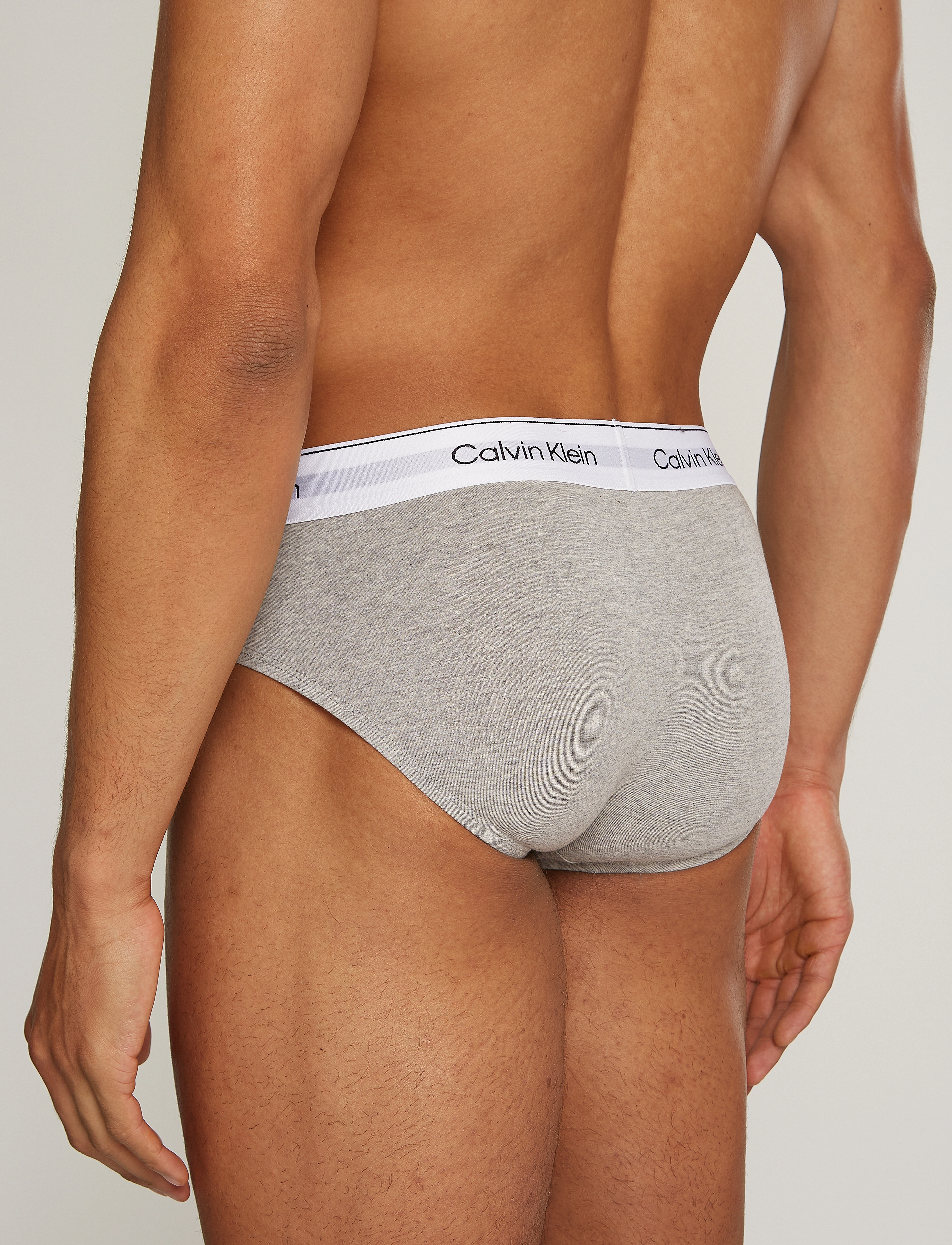 Calvin Klein - HIP BRIEF 3PK - grey heather, white, black - 3