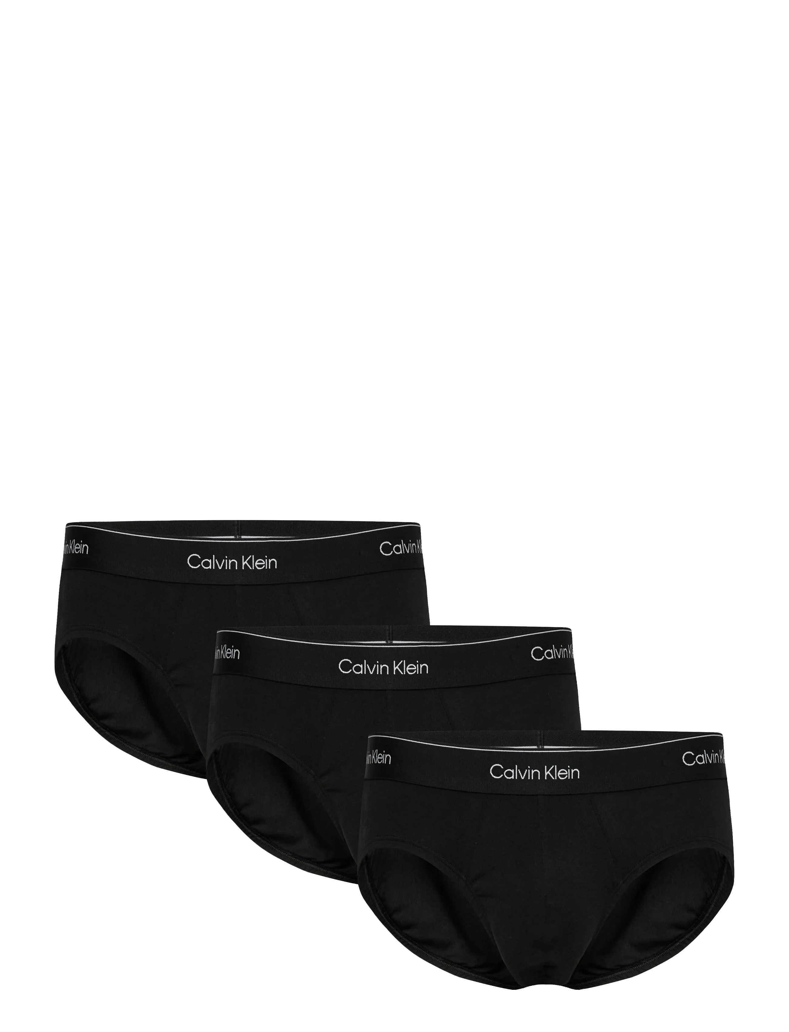 Calvin Klein HIP BRIEF 3PK - Unterwäsche - BLACK W  BLACK WB / black