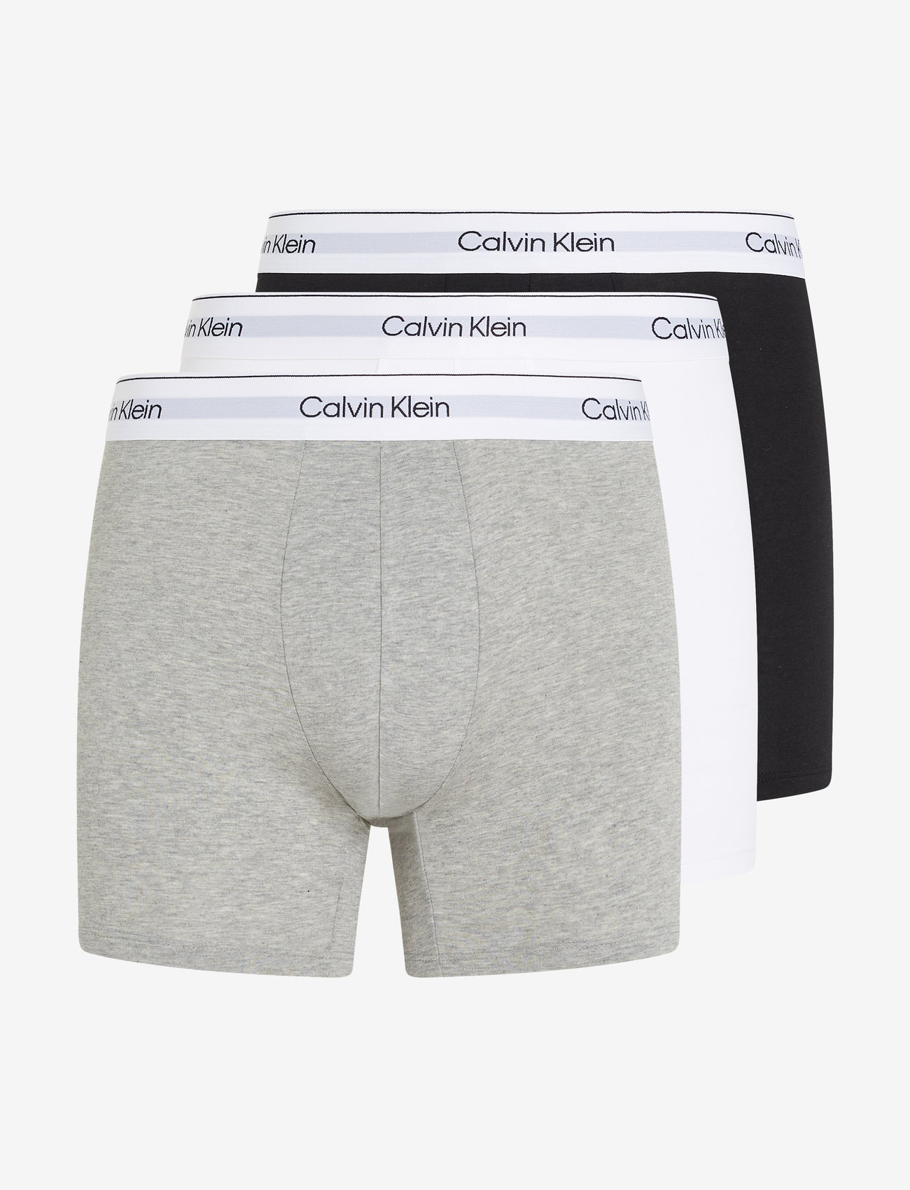 Calvin Klein - BOXER BRIEF 3PK - grey heather, white, black - 1