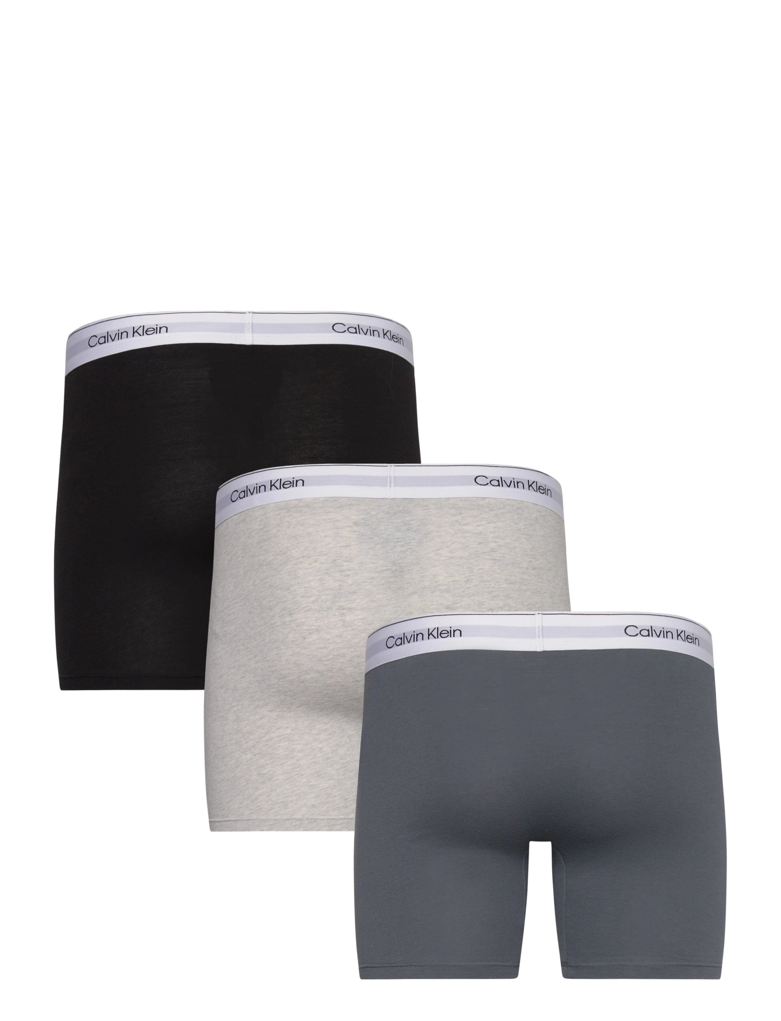 Calvin Klein - BOXER BRIEF 3PK - black, light grey heath, turbulence - 3