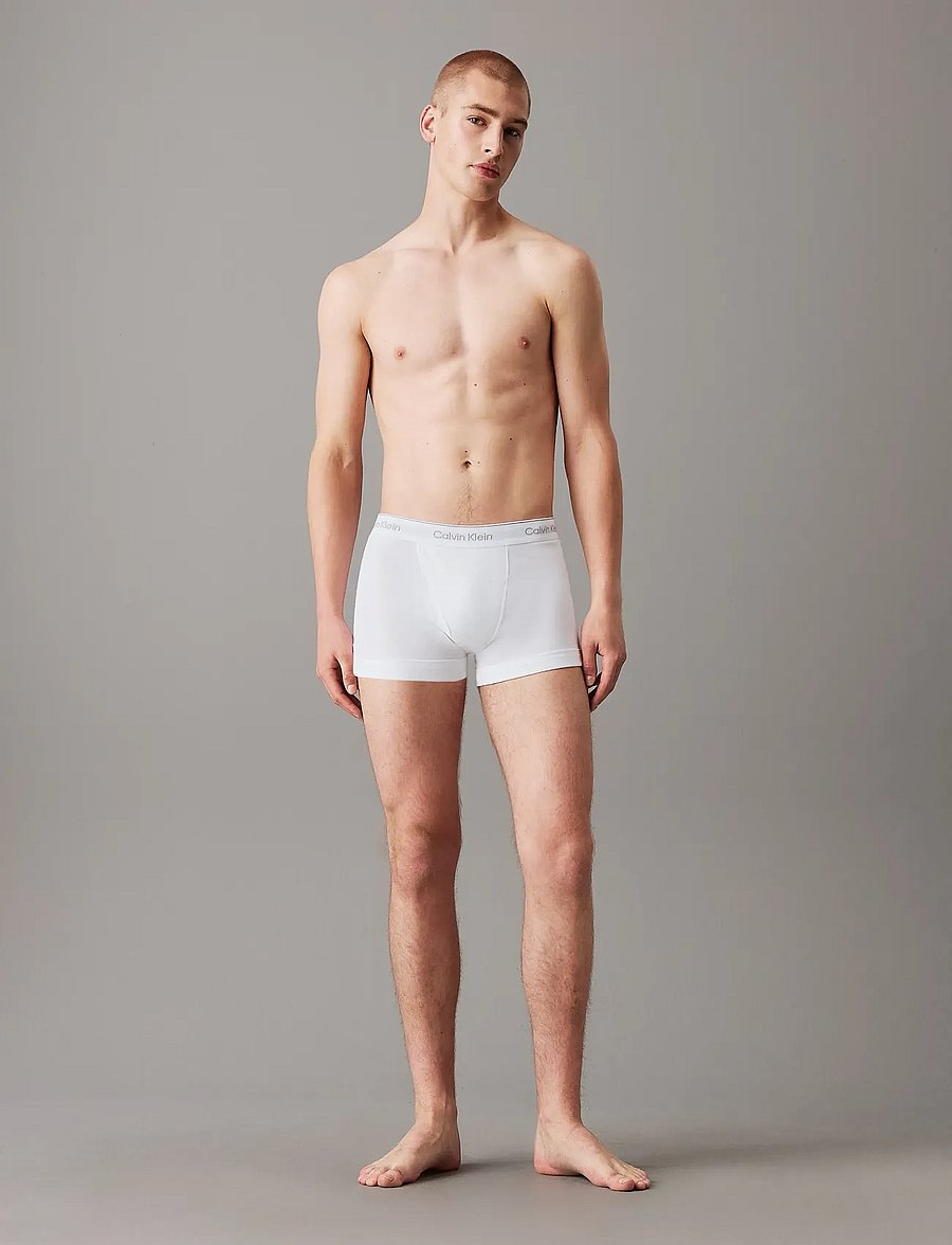 Calvin Klein - TRUNK 3PK - unterhosen im multipack - black grey heather white - 2