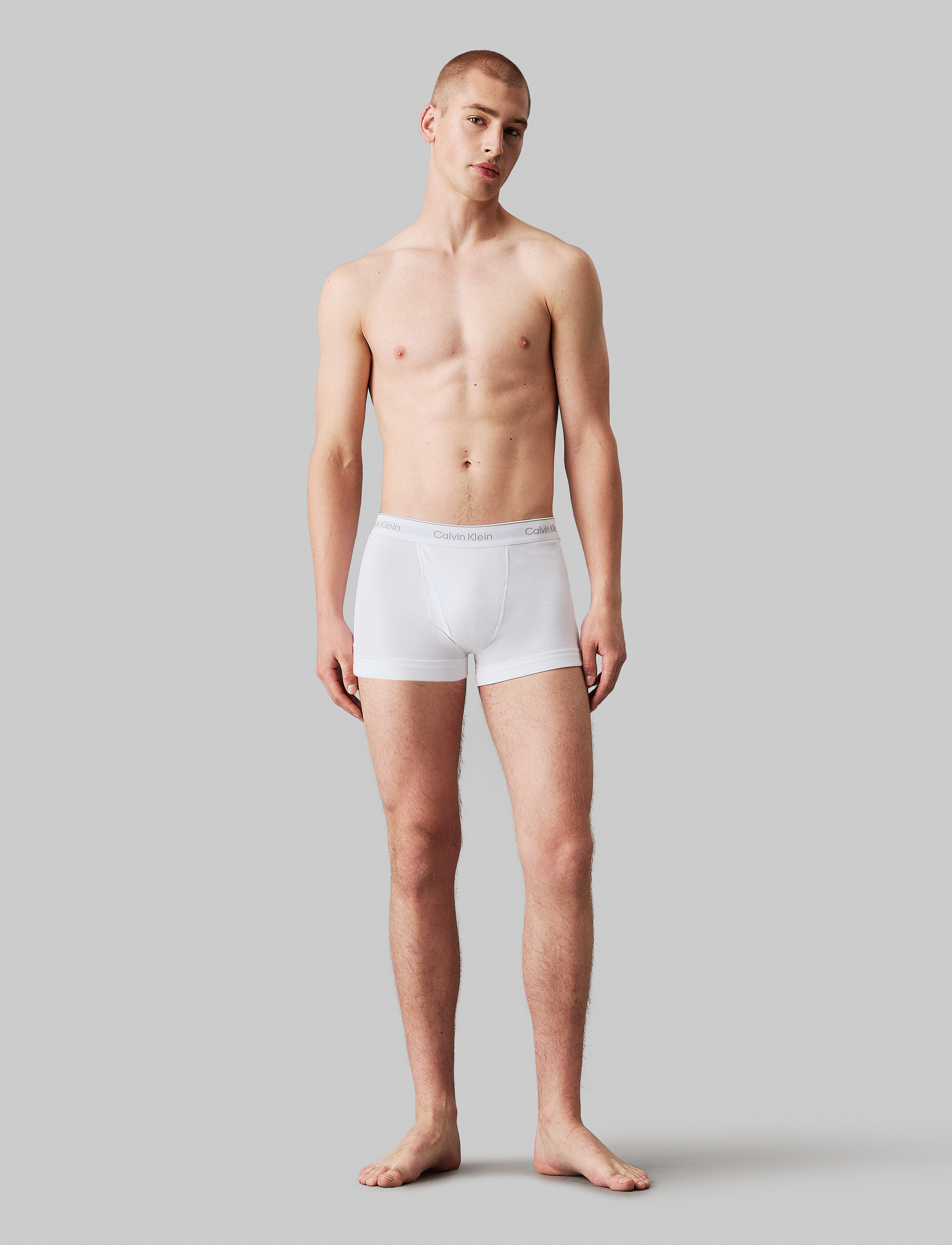 Calvin Klein - TRUNK 3PK - multipack underbukser - black grey heather white - 5