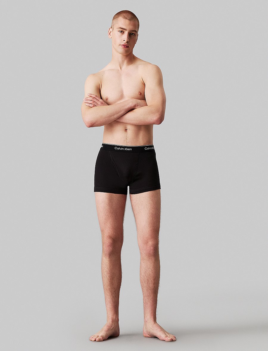 Calvin Klein - TRUNK 3 PK - multipakk aluspüksid - 3 black (legacy 001) - 4