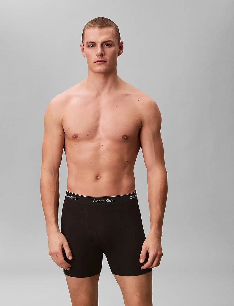 Calvin Klein - BOXER BRIEF 3 PK - unterhosen im multipack - 3 black (legacy 001) - 3