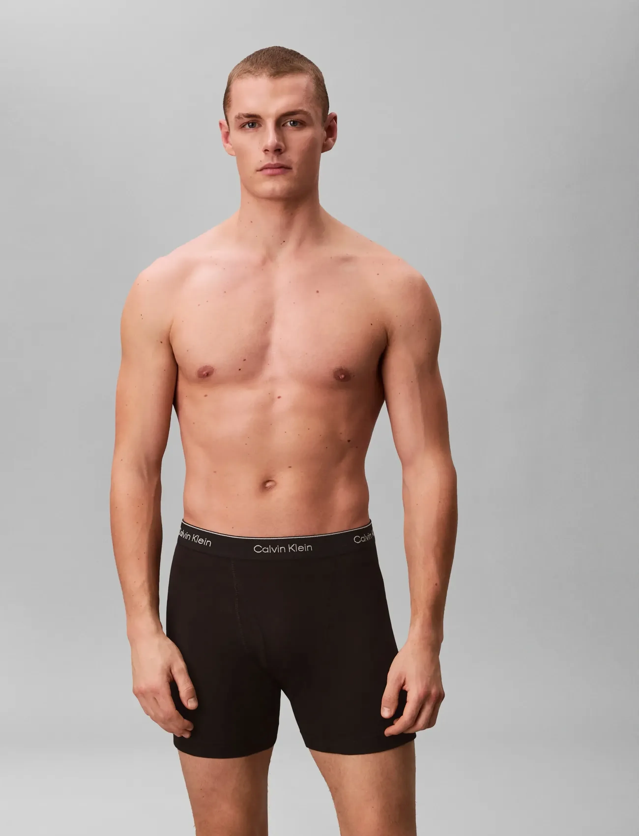 Calvin Klein - BOXER BRIEF 3 PK - boxer nærbuxur - 3 black (legacy 001) - 3