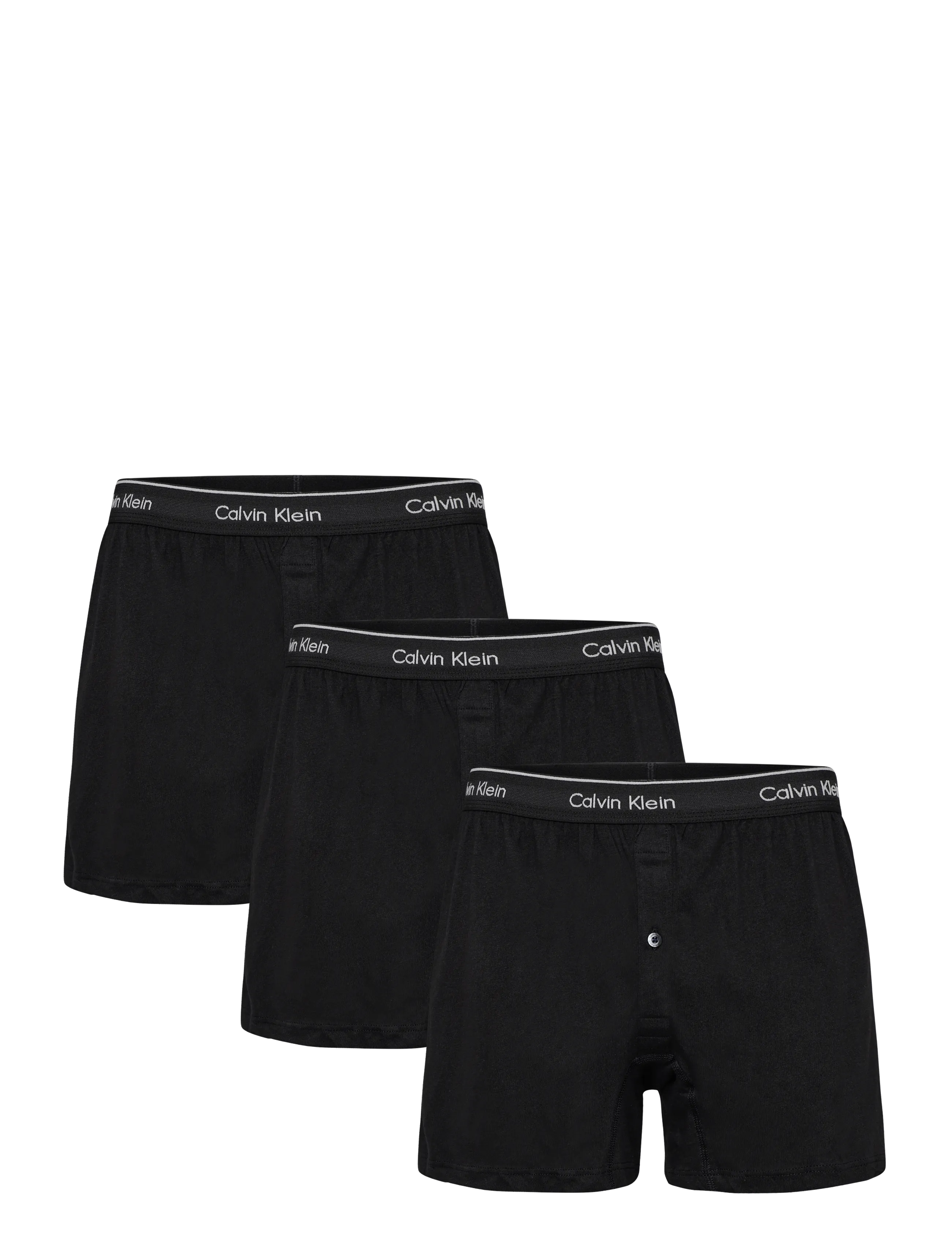 Calvin Klein Boxer Trad 3PK - Multipack underbukser - 3 BLACK / black