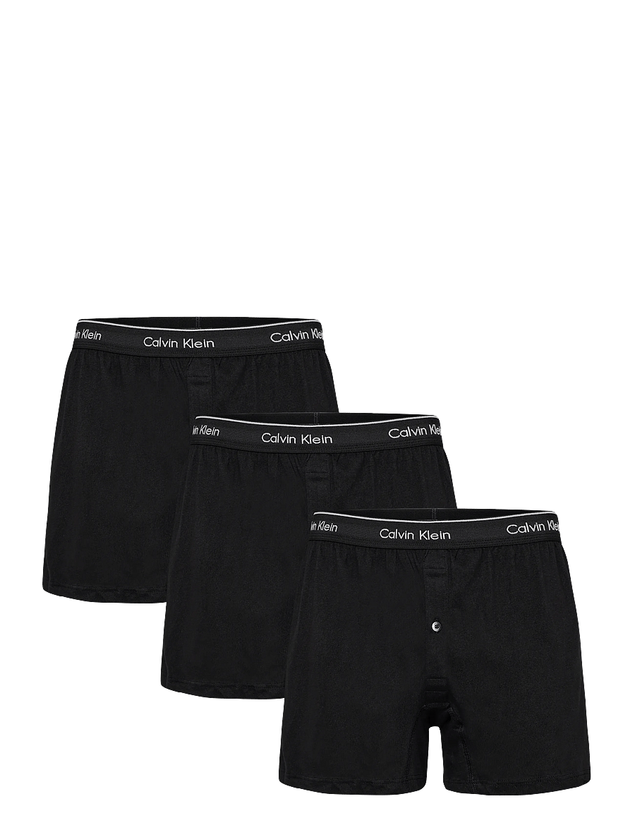 Calvin Klein - Boxer Trad 3PK - multipack underbukser - 3 black - 0
