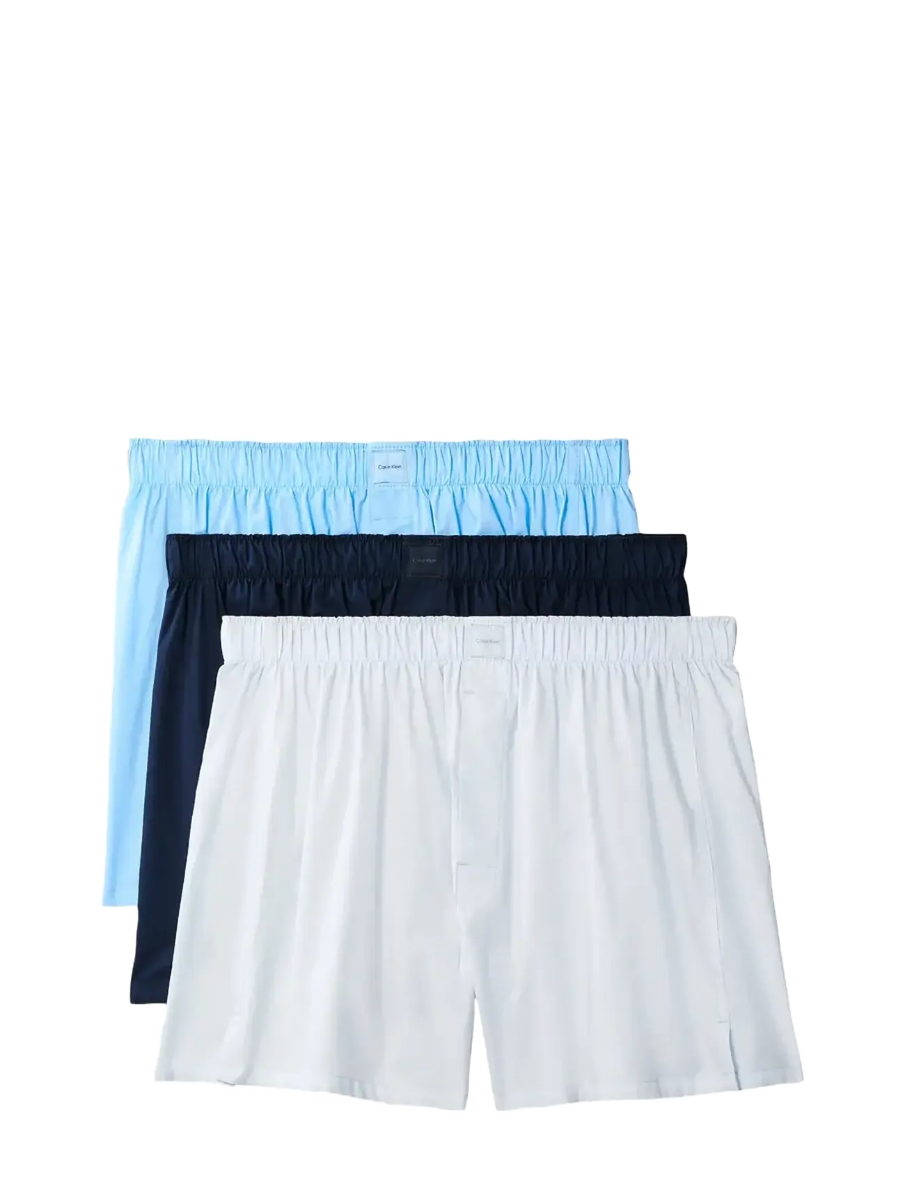 Calvin Klein Boxer Trad 3PK - Unterhosen im Multipack - DARK SAPPHIRE HYDRANGEA BLUE PLEIN / blue