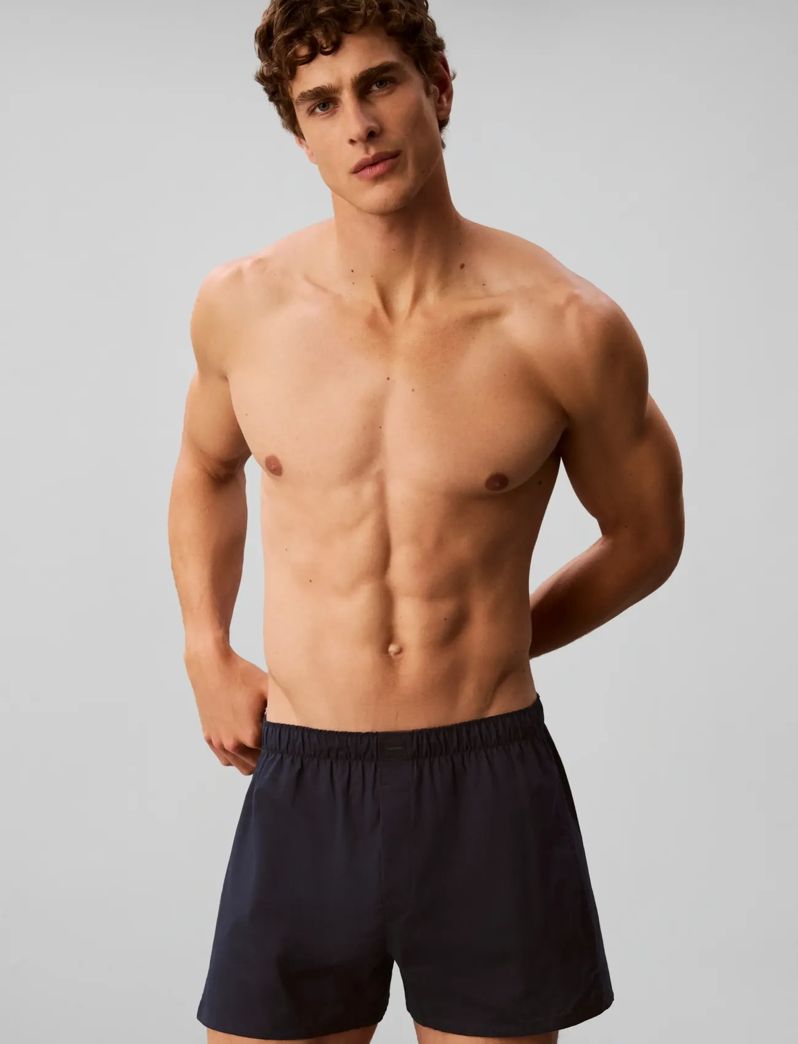 Calvin Klein - Boxer Trad 3PK - unterhosen im multipack - dark sapphire hydrangea blue plein - 4