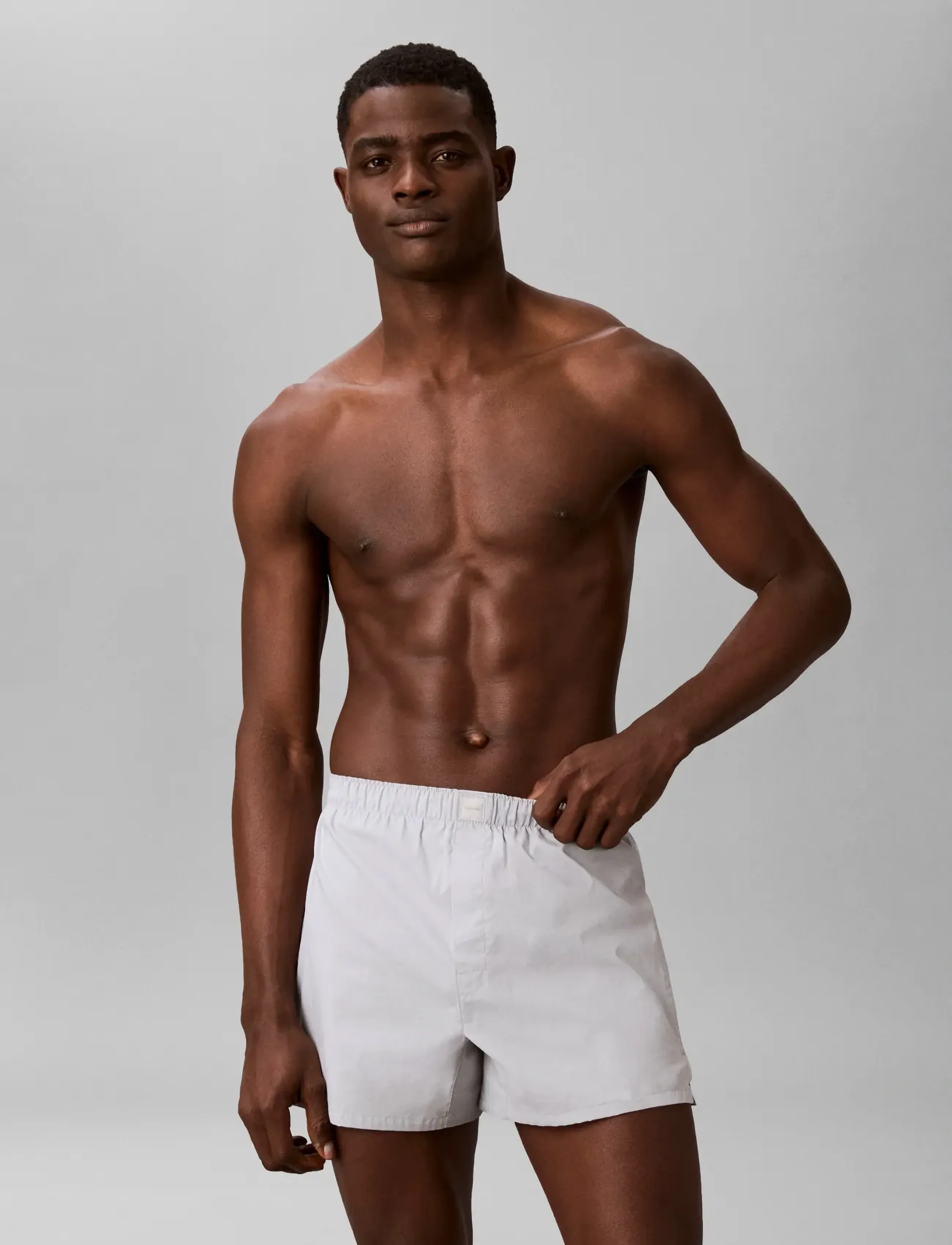 Calvin Klein Boxer Trad 3Pk, S, Underwear, Grau - Shorts, Männerswear