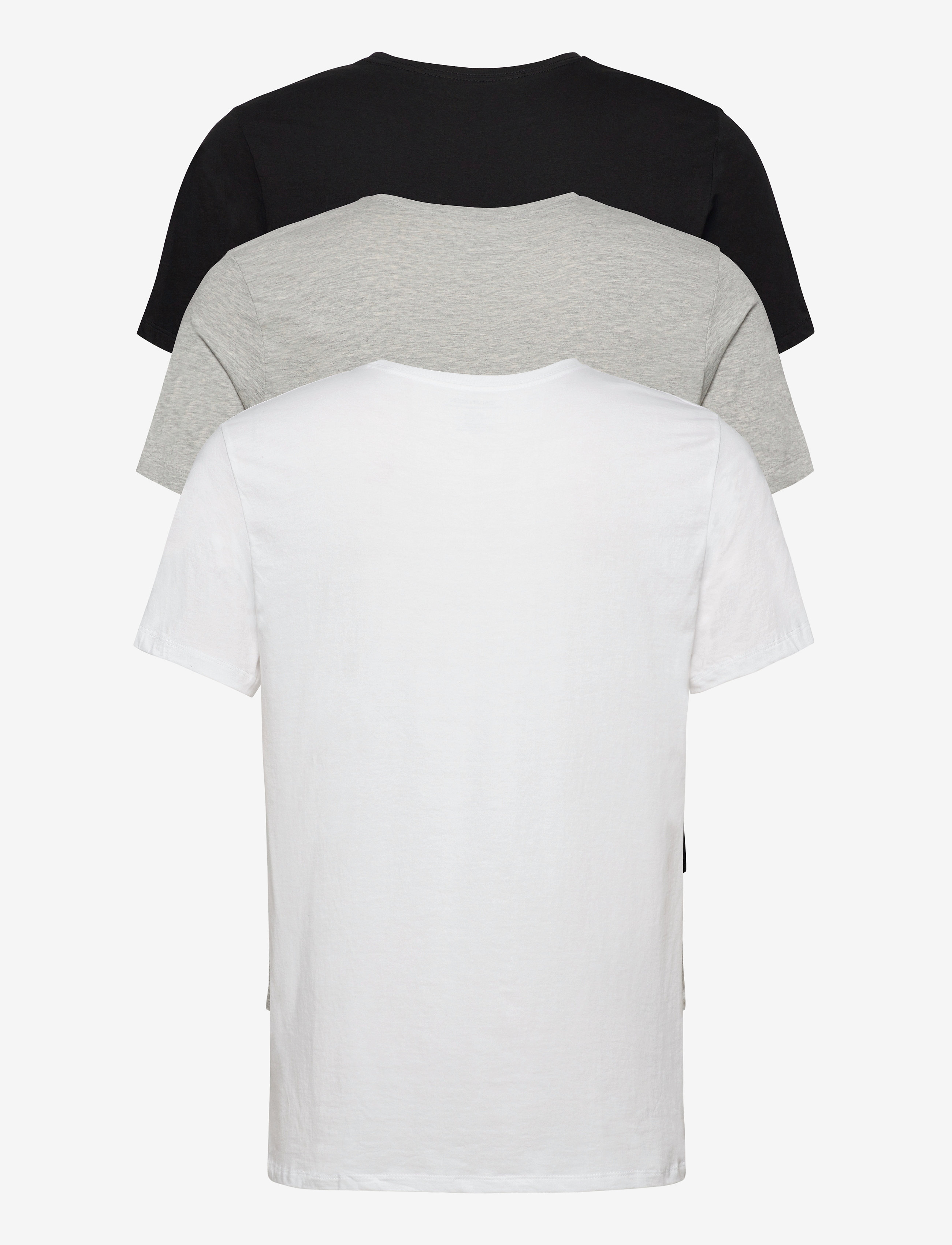 Calvin Klein - S/S CREW NECK 3PK - black/ white/ grey heather - 2