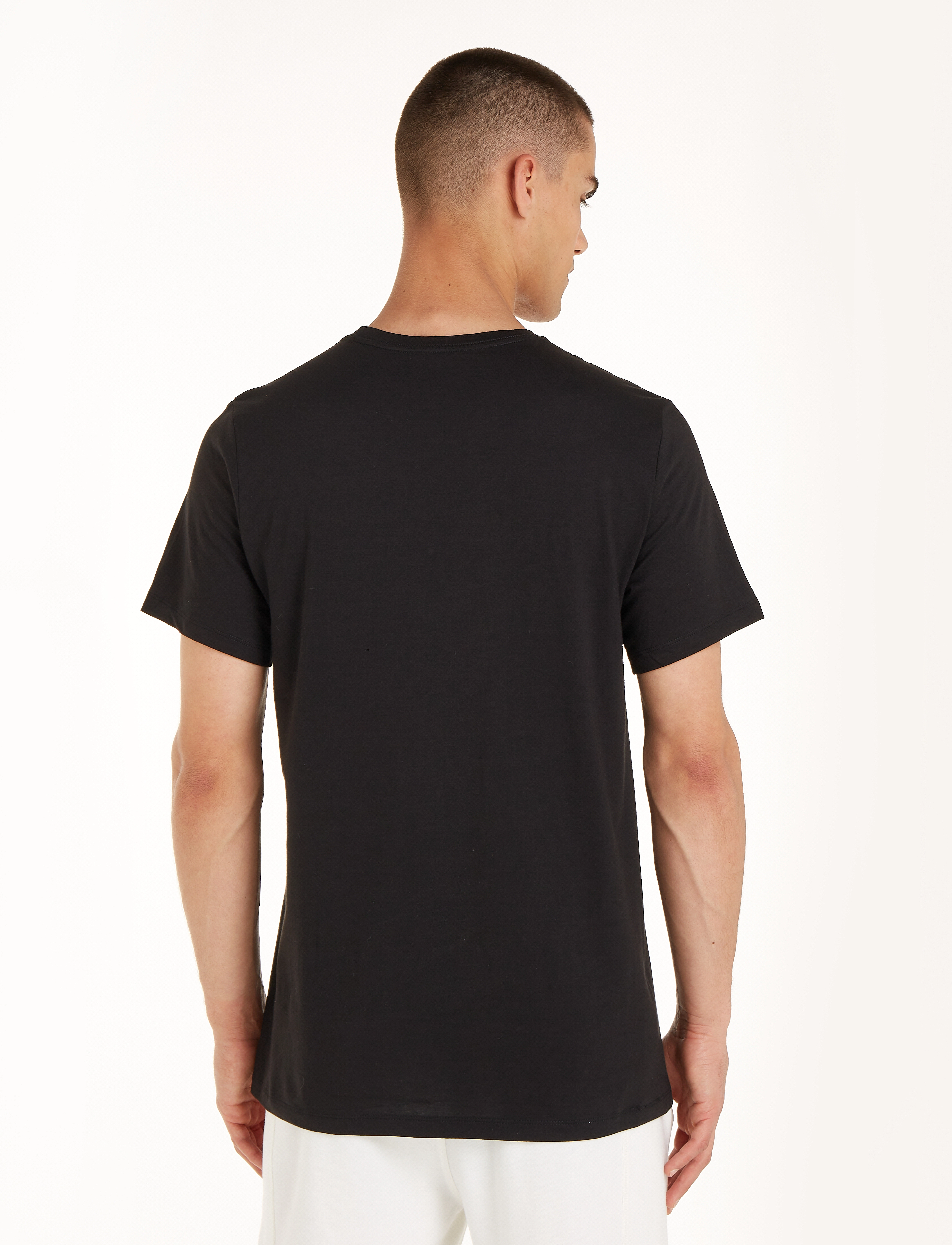 Calvin Klein - S/S CREW NECK 3PK - black/ white/ grey heather - 3