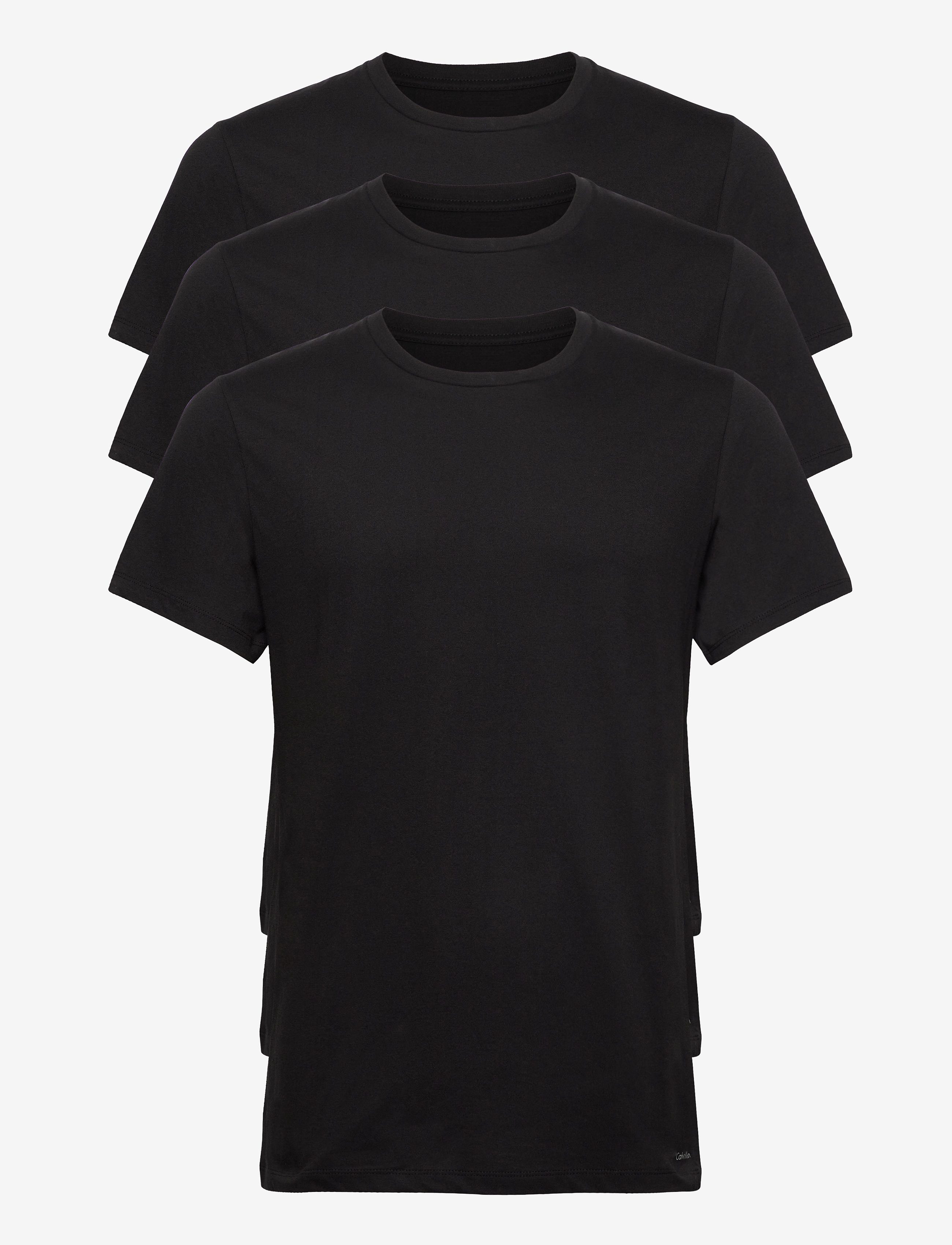 Calvin Klein - S/S CREW NECK 3PK - black - 1