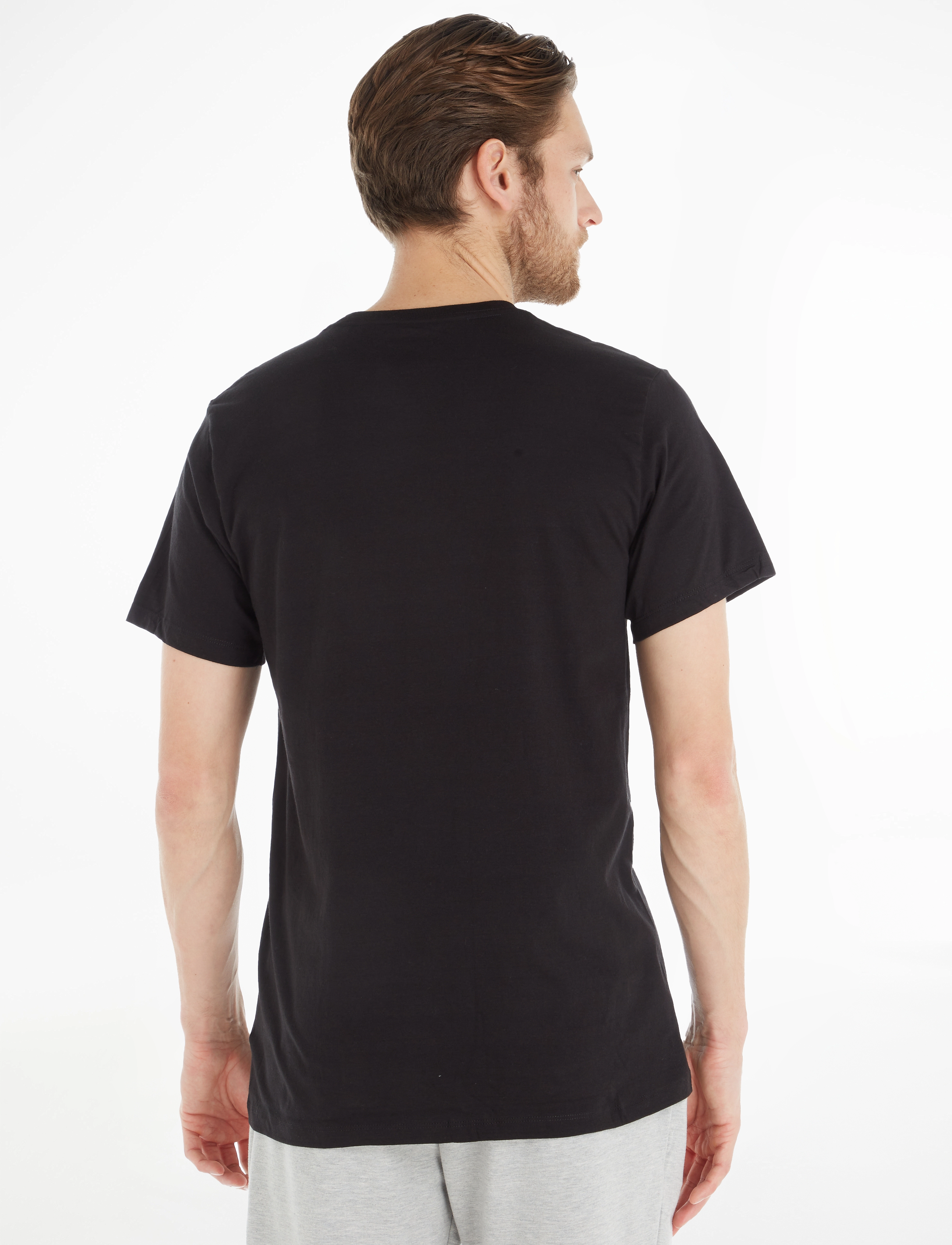 Calvin Klein - S/S CREW NECK 3PK - black - 3
