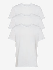 Calvin Klein - S/S CREW NECK 3PK - multipack t-shirts - white - 1
